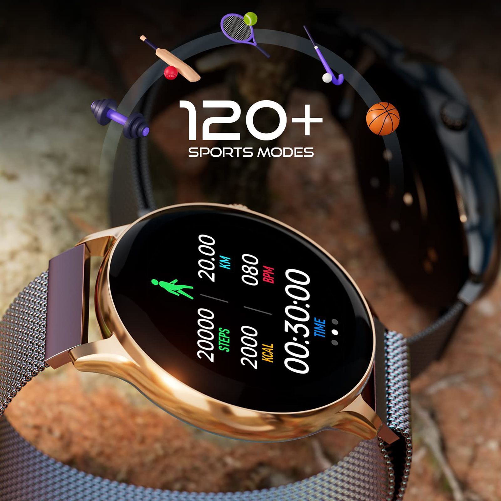 FIRE-BOLTT Phoenix Ultra Smartwatch with Bluetooth Calling (TFT Display, Shockproof, Rainbow Strap)_5