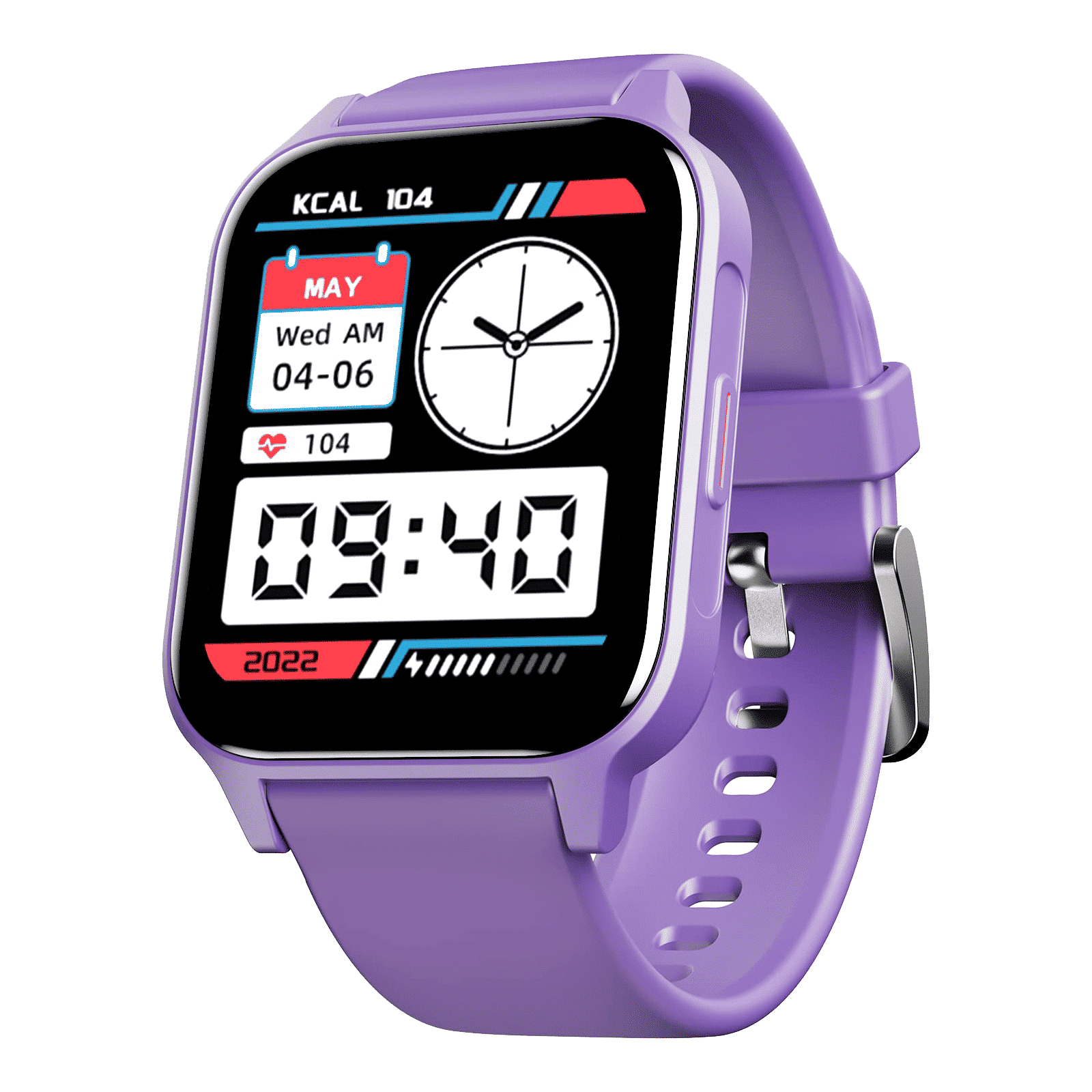boAt Xtend Call Plus Smartwatch with Bluetooth Calling (48.51mm HD Display, IP68 Water Resistant, Deep Purple Strap)_1