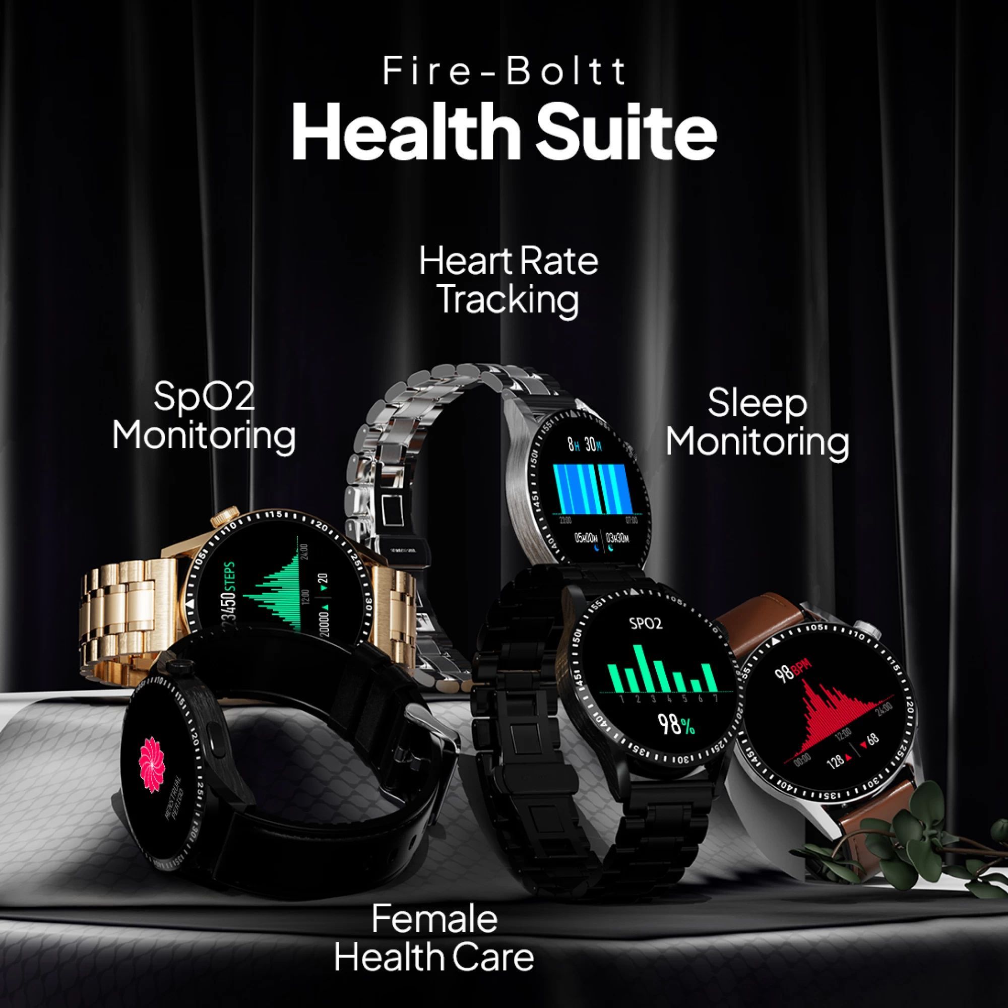 Fire-Boltt Ultimate Smartwatch with Bluetooth Calling (35.3mm LCD HD Display, IP68 Water Resistant, Black Strap)_8