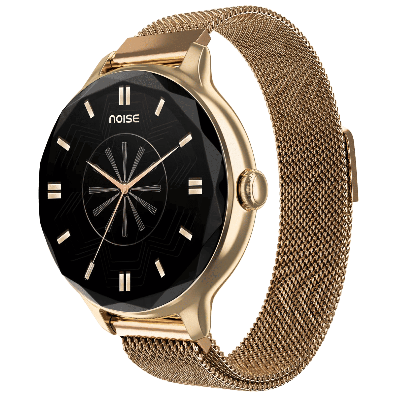 noise NoiseFit Diva Smartwatch with Bluetooth Calling (27.9mm AMOLED Display, IP67 Water Resistant, Gold Link Strap) noise NoiseFit Diva Smartwatch with Bluetooth Calling (27.9mm AMOLED Display, IP67 Water Resistant, Gold Link Strap)_1