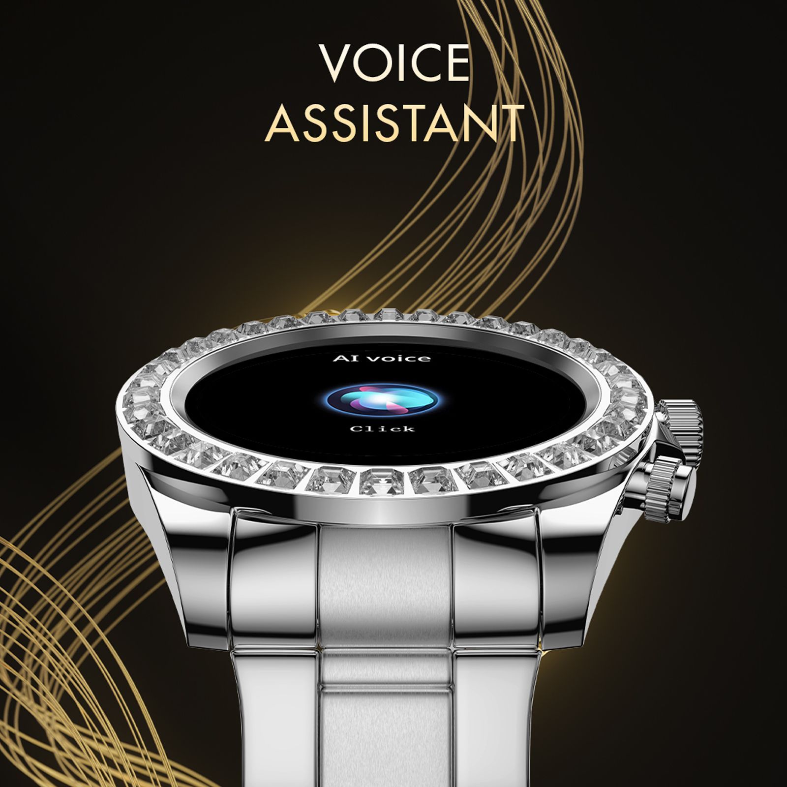 FIRE-BOLTT Blizzard Ultra Smartwatch with Bluetooth Calling (32.5mm HD Display, Water Resistant, Silver Strap)_8