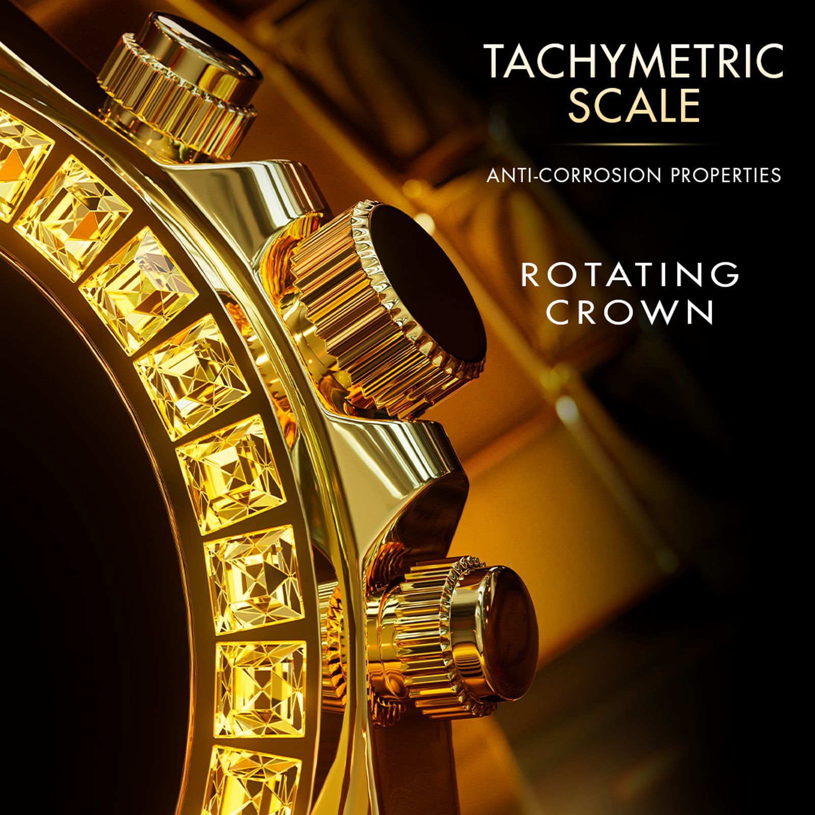 FIRE-BOLTT Blizzard Ultra Smartwatch with Bluetooth Calling (32.5mm HD Display, Water Resistant, Gold Strap)_5