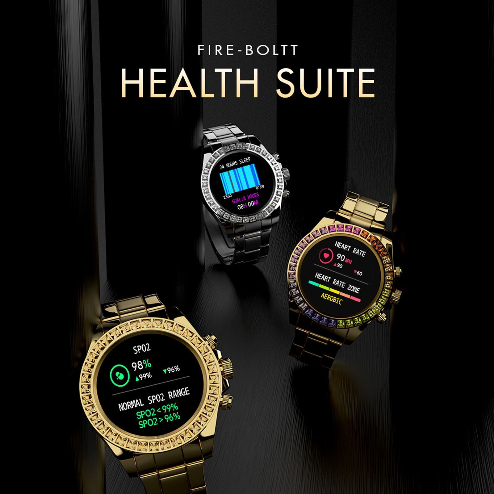 FIRE-BOLTT Blizzard Ultra Smartwatch with Bluetooth Calling (32.5mm HD Display, Water Resistant, Gold Strap)_9