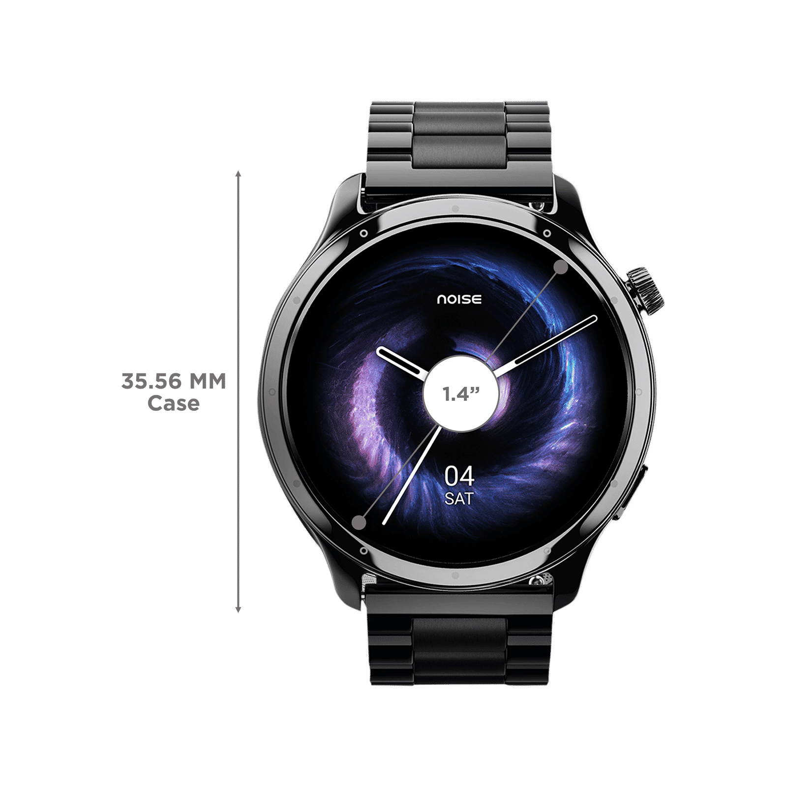 noise NoiseFit Mettle Smartwatch with Bluetooth Calling (35.56mm HD Display, IP68 Water Resistant, Elite Black Strap) noise NoiseFit Mettle Smartwatch with Bluetooth Calling (35.56mm HD Display, IP68 Water Resistant, Elite Black Strap)_3