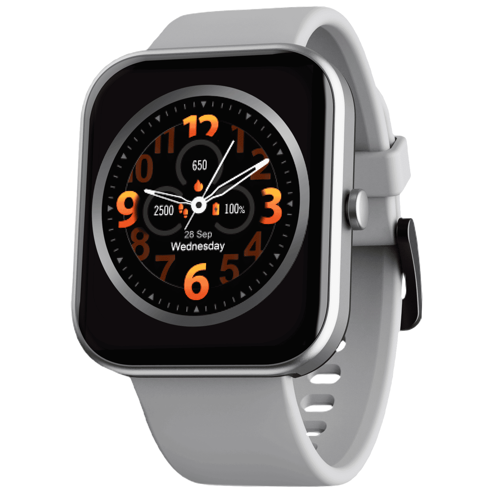 boAt Wave Arcade Smartwatch with Bluetooth Calling (46mm HD Display, IP68 Water Resistant, Grey Strap)_1