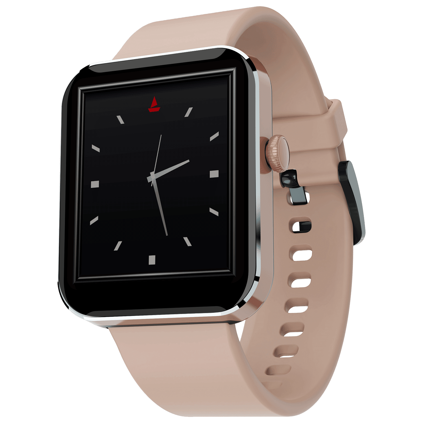 boAt Wave Flex Connect Smartwatch with Bluetooth Calling (46.5mm HD Display, IP68 Water Resistant, Cherry Blossom Strap)_1