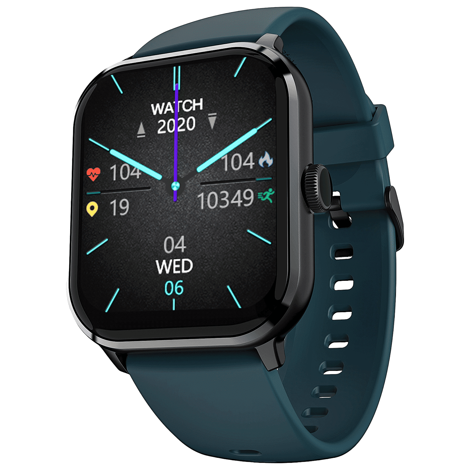 boAt Wave Infinity Smartwatch with Bluetooth Calling (46.99mm HD Display, IP68 Water Resistant, Teal Green Strap)_1