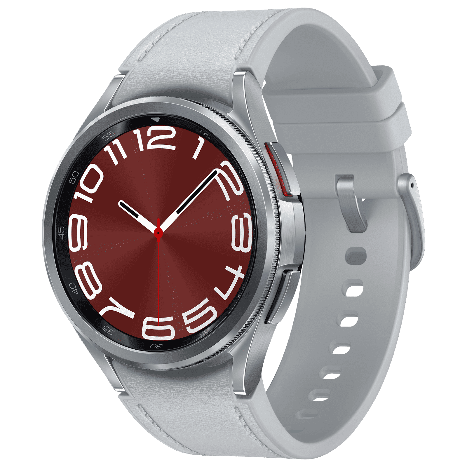 SAMSUNG Galaxy Watch6 Classic Smartwatch with Bluetooth Calling (43mm Super AMOLED Display, IP68 Water Resistant, Silver Strap) SAMSUNG Galaxy Watch6 Classic Smartwatch with Bluetooth Calling (43mm Super AMOLED Display, IP68 Water Resistant, Silver Strap)_2