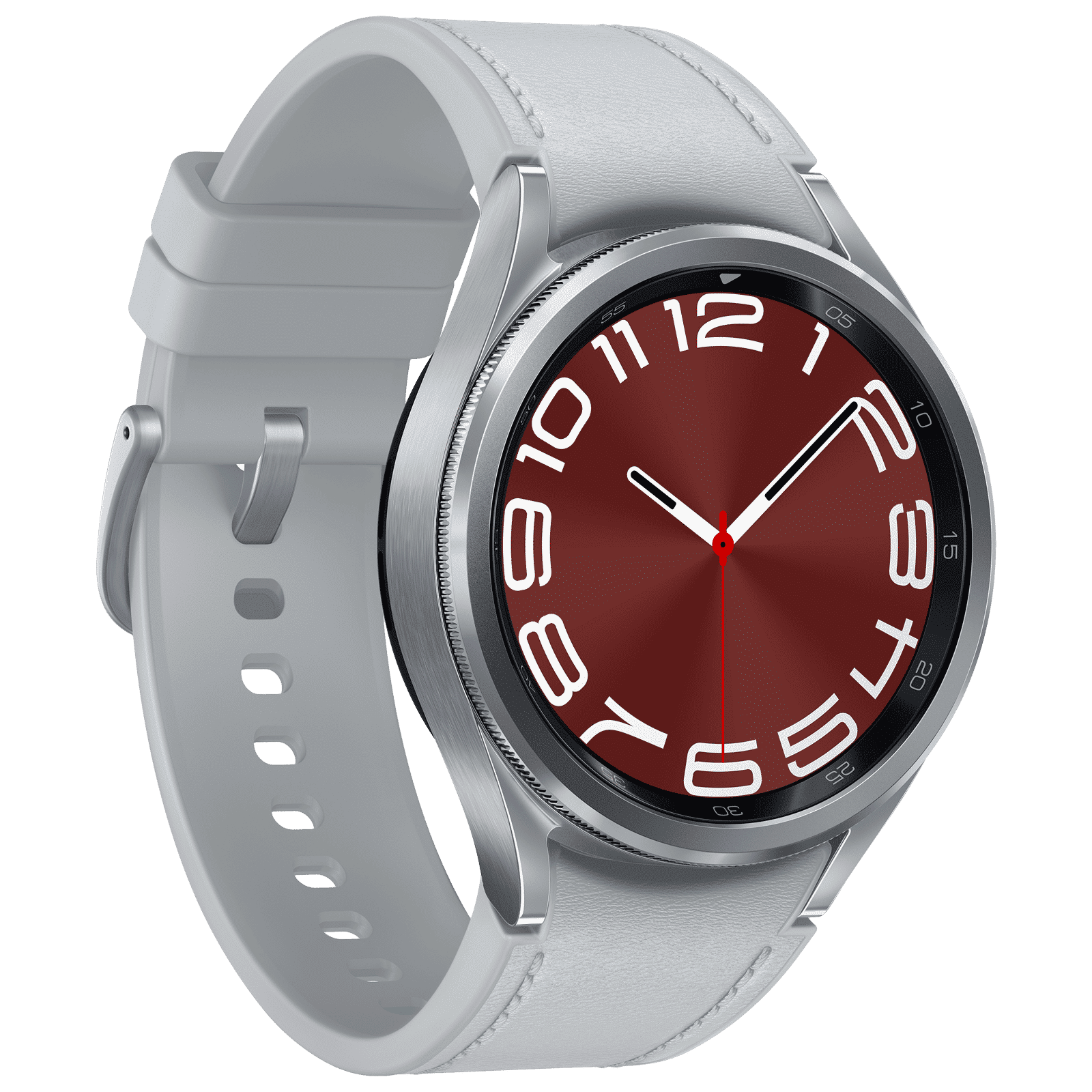 SAMSUNG Galaxy Watch6 Classic Smartwatch with Bluetooth Calling (43mm Super AMOLED Display, IP68 Water Resistant, Silver Strap) SAMSUNG Galaxy Watch6 Classic Smartwatch with Bluetooth Calling (43mm Super AMOLED Display, IP68 Water Resistant, Silver Strap)_4