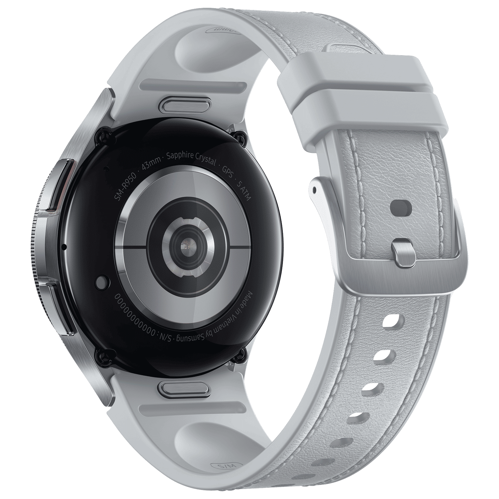 SAMSUNG Galaxy Watch6 Classic Smartwatch with Bluetooth Calling (43mm Super AMOLED Display, IP68 Water Resistant, Silver Strap) SAMSUNG Galaxy Watch6 Classic Smartwatch with Bluetooth Calling (43mm Super AMOLED Display, IP68 Water Resistant, Silver Strap)_5