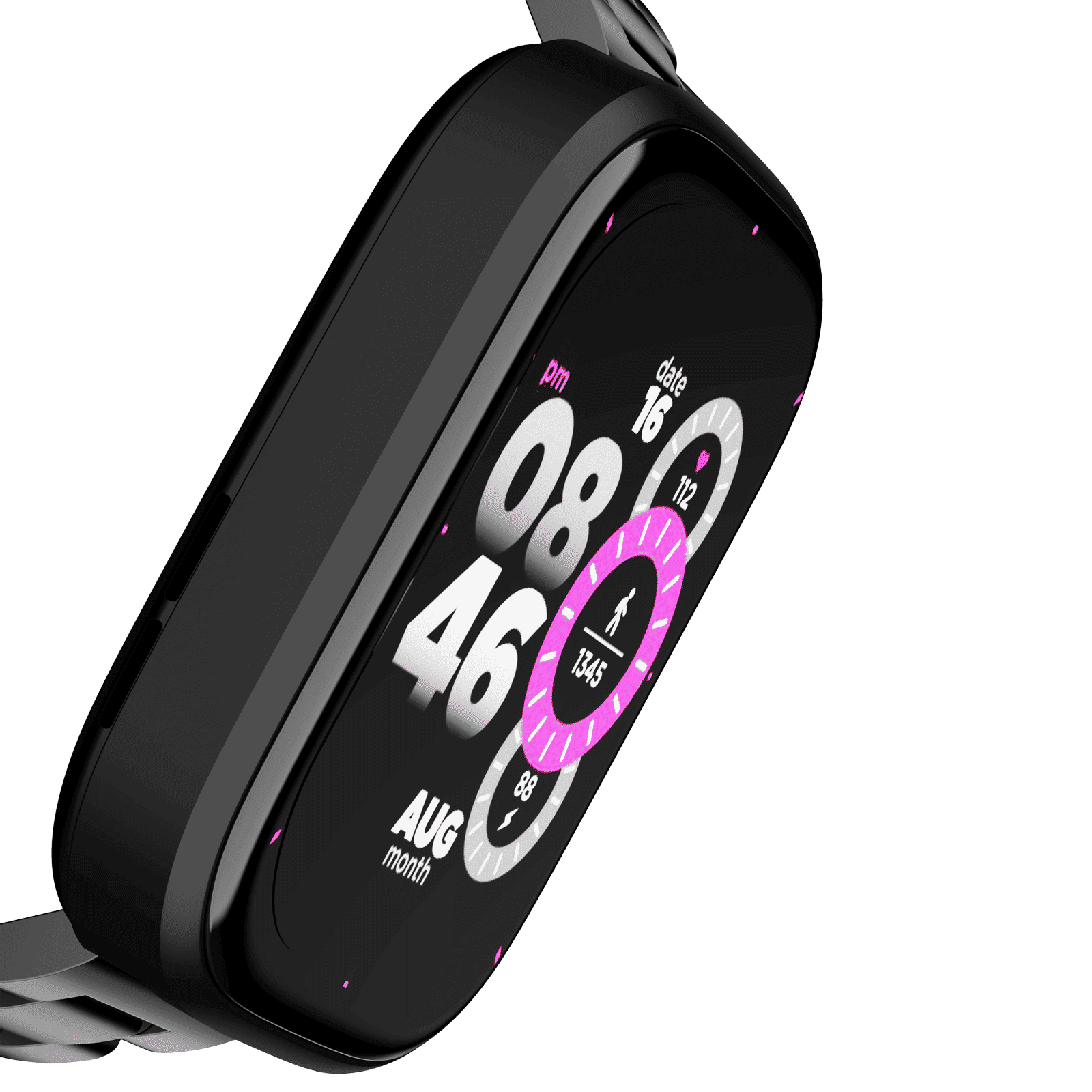 boAt Wave Convex Smartwatch with IP67 Waterproof (49.7mm AMOLED Display, Steel Black Strap)_3