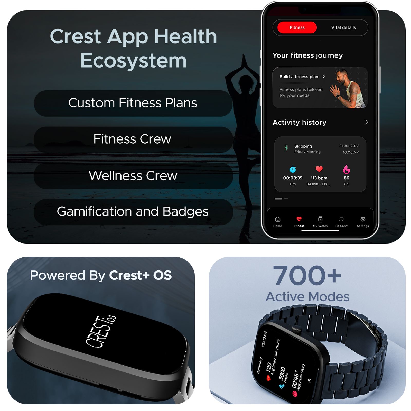 boAt Wave Convex Smartwatch with IP67 Waterproof (49.7mm AMOLED Display, Steel Black Strap)_8