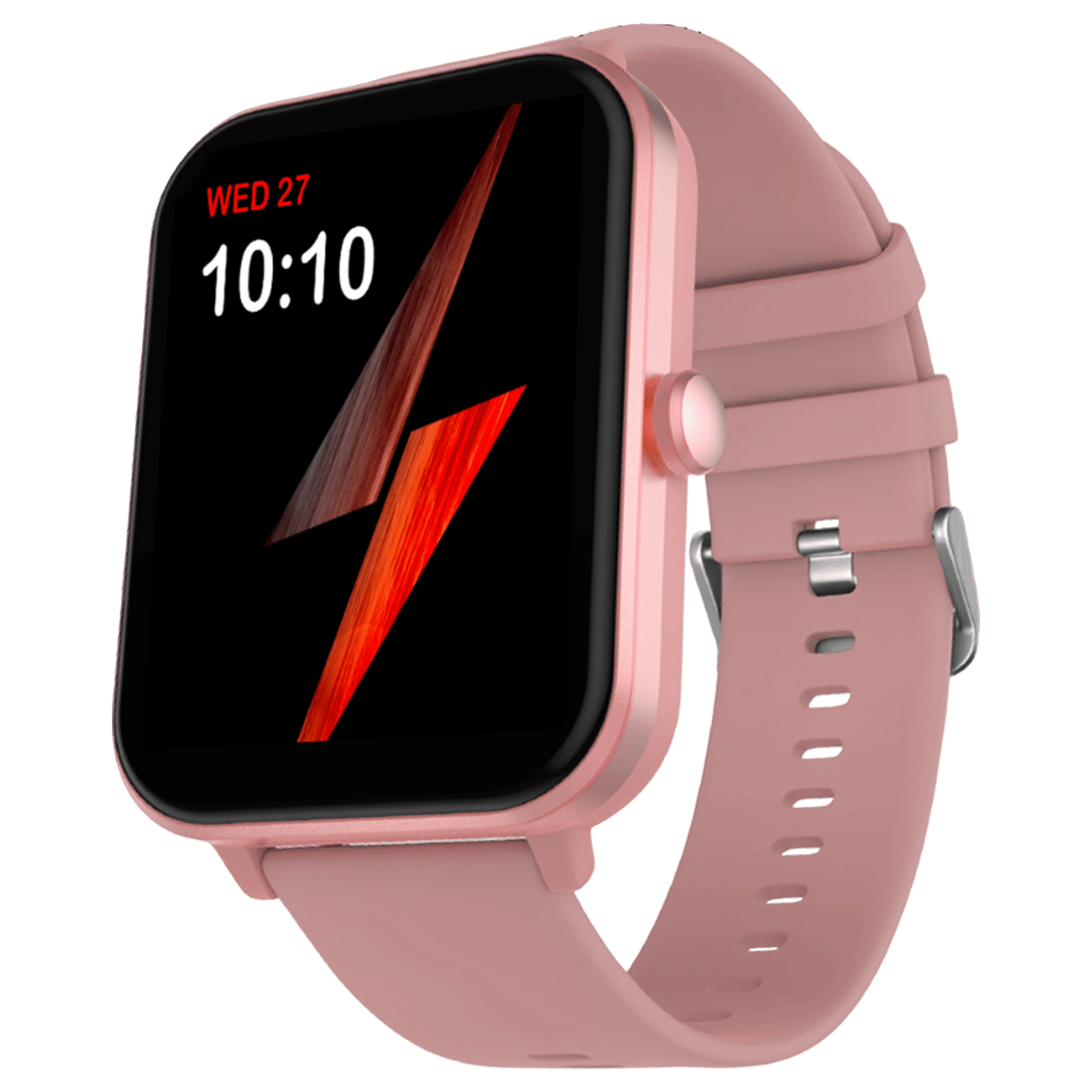 FIRE-BOLTT Tide Plus Smartwatch with Bluetooth Calling (46.5mm 2.5D Curved Display, IP67 Water Resistant, Pink Strap)_1