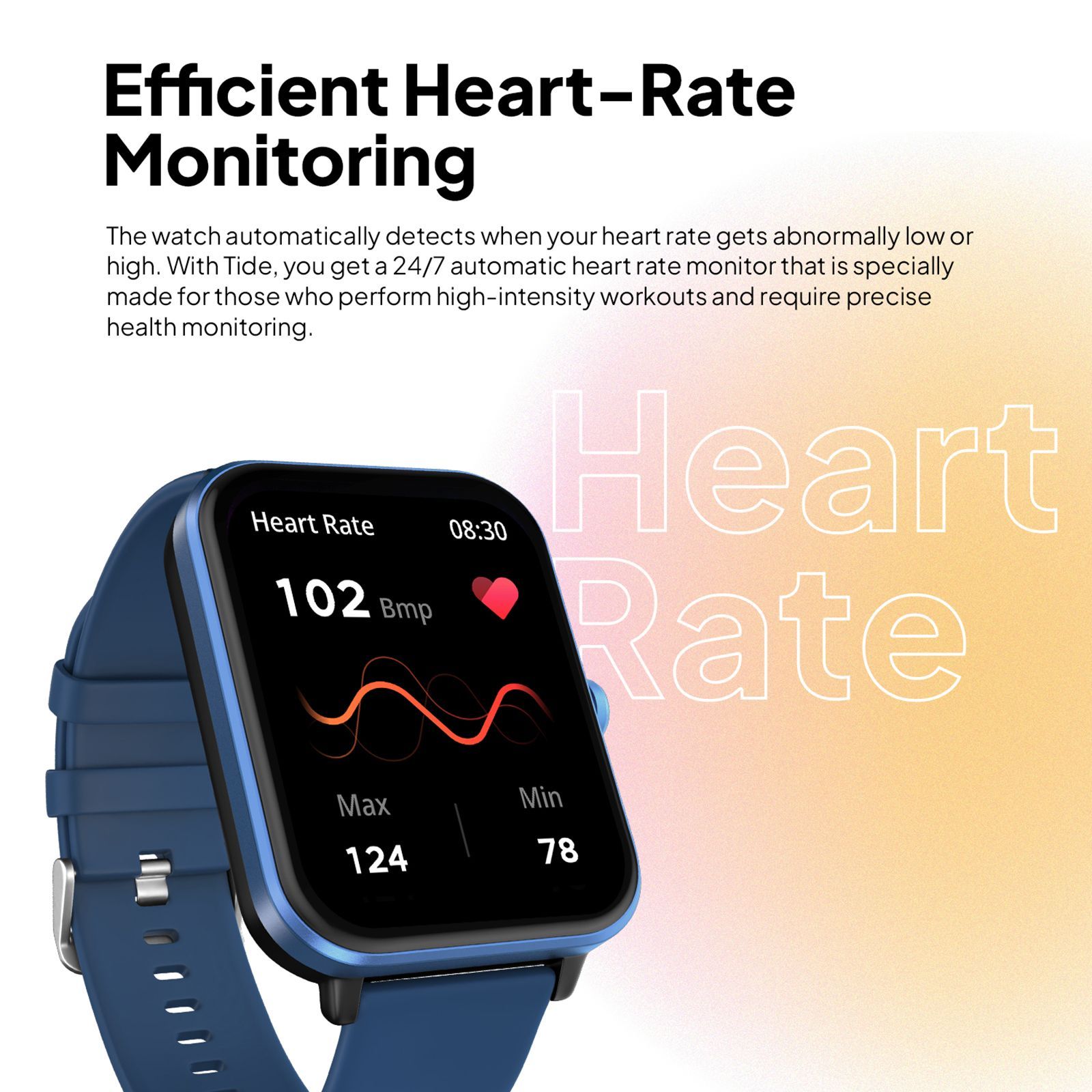 FIRE-BOLTT Tide Plus Smartwatch with Bluetooth Calling (46.5mm 2.5D Curved Display, IP67 Water Resistant, Navy Blue Strap)_12