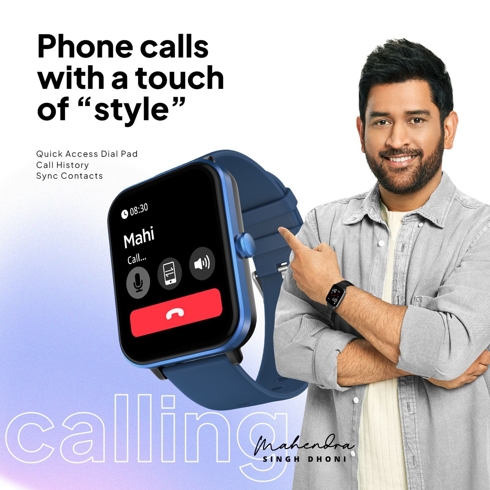 FIRE-BOLTT Tide Plus Smartwatch with Bluetooth Calling (46.5mm 2.5D Curved Display, IP67 Water Resistant, Navy Blue Strap)_13