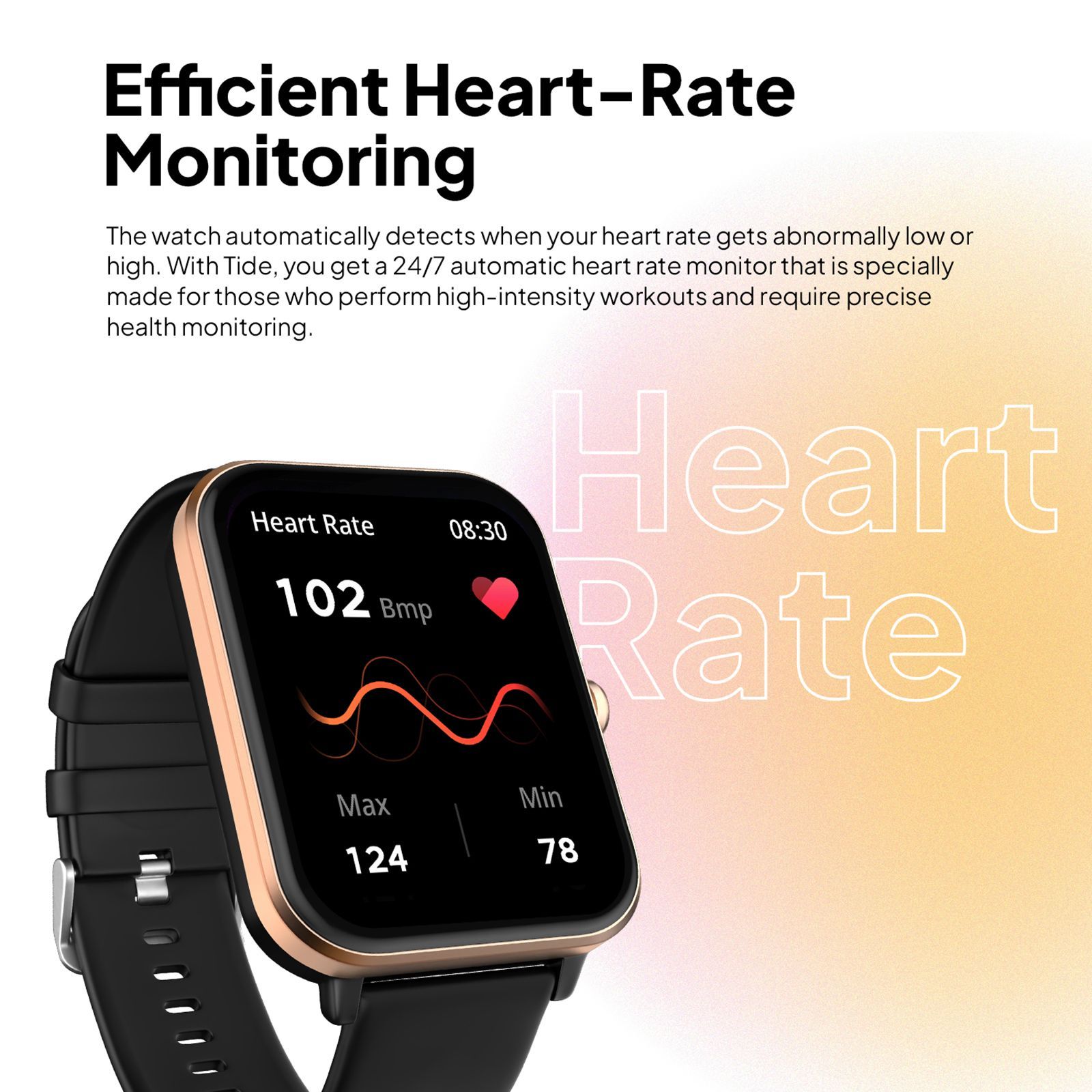 FIRE-BOLTT Tide Plus Smartwatch with Bluetooth Calling (46.5mm 2.5D Curved Display, IP67 Water Resistant, Black Strap)_7