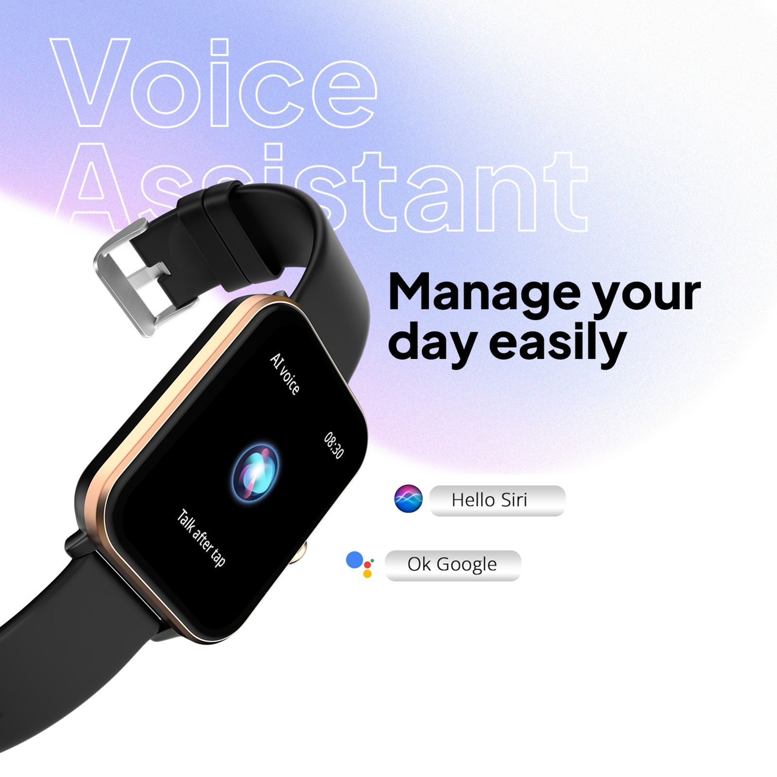 FIRE-BOLTT Tide Plus Smartwatch with Bluetooth Calling (46.5mm 2.5D Curved Display, IP67 Water Resistant, Black Strap)_4