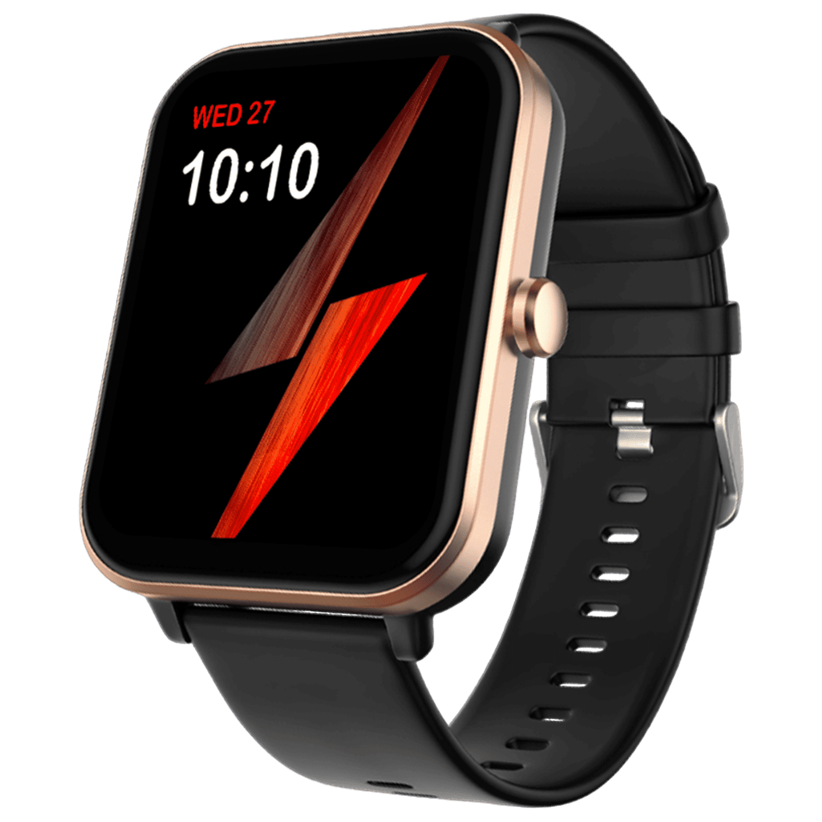 FIRE-BOLTT Tide Plus Smartwatch with Bluetooth Calling (46.5mm 2.5D Curved Display, IP67 Water Resistant, Black Strap)_1