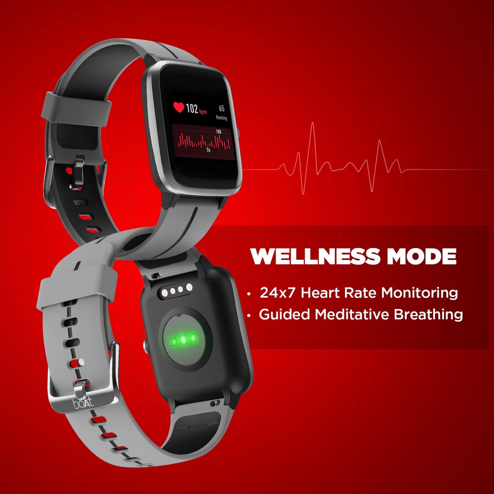 boAt Xplorer Smartwatch with Activity Tracker (33mm 2.5D Curved Display, 5ATM Water Resistant, Grey Strap)_2