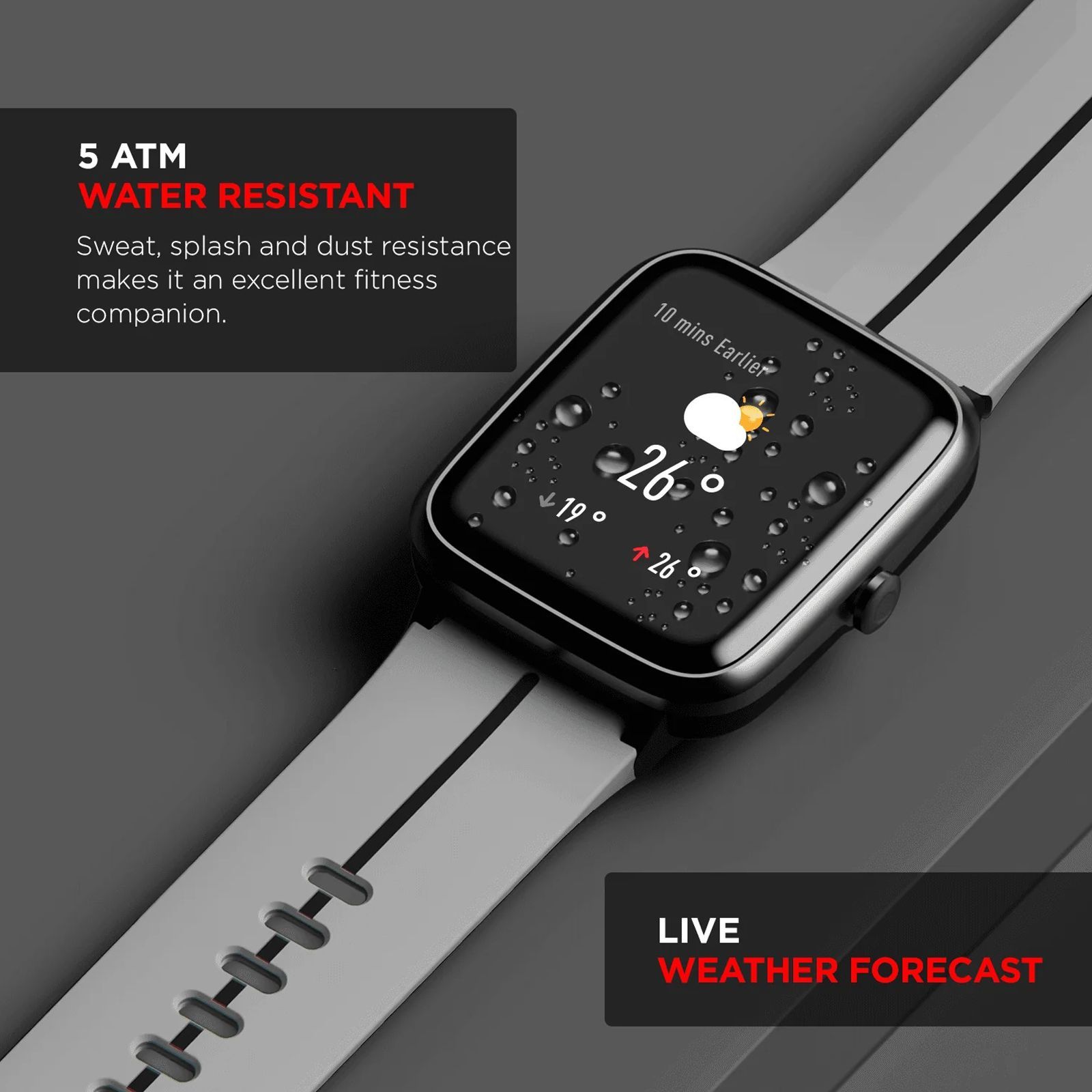 boAt Xplorer Smartwatch with Activity Tracker (33mm 2.5D Curved Display, 5ATM Water Resistant, Grey Strap)_3