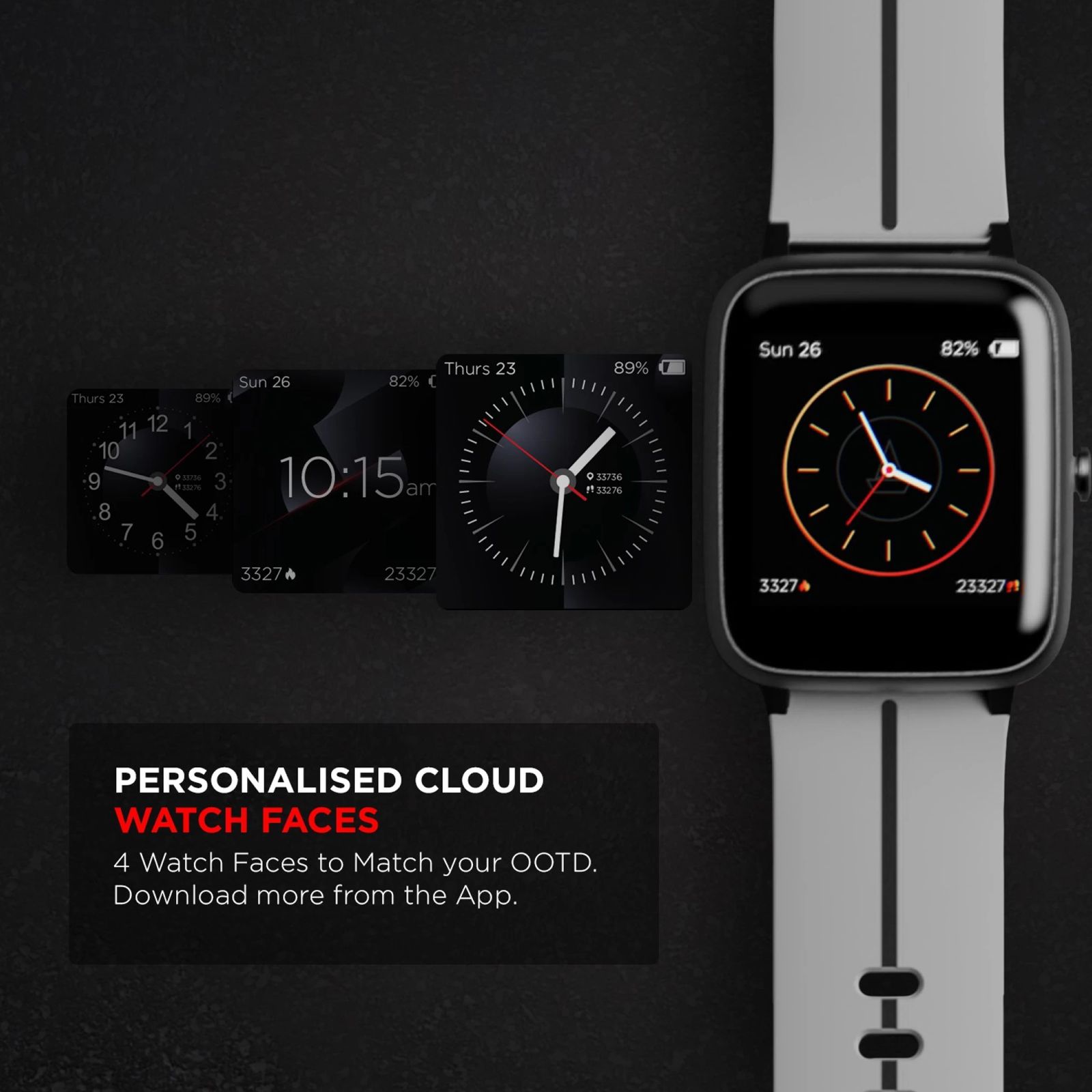 boAt Xplorer Smartwatch with Activity Tracker (33mm 2.5D Curved Display, 5ATM Water Resistant, Grey Strap)_5