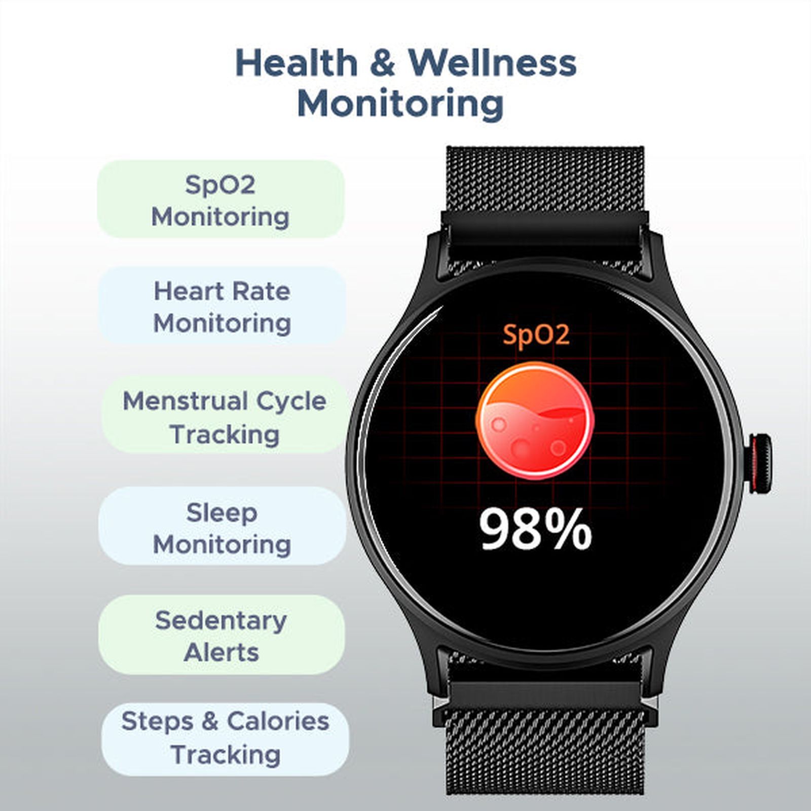 boAt Primia Celestial Smartwatch with Bluetooth Calling (38.6mm HD Display, IP67 Sweat Resistant, Metal Grey Strap)_5