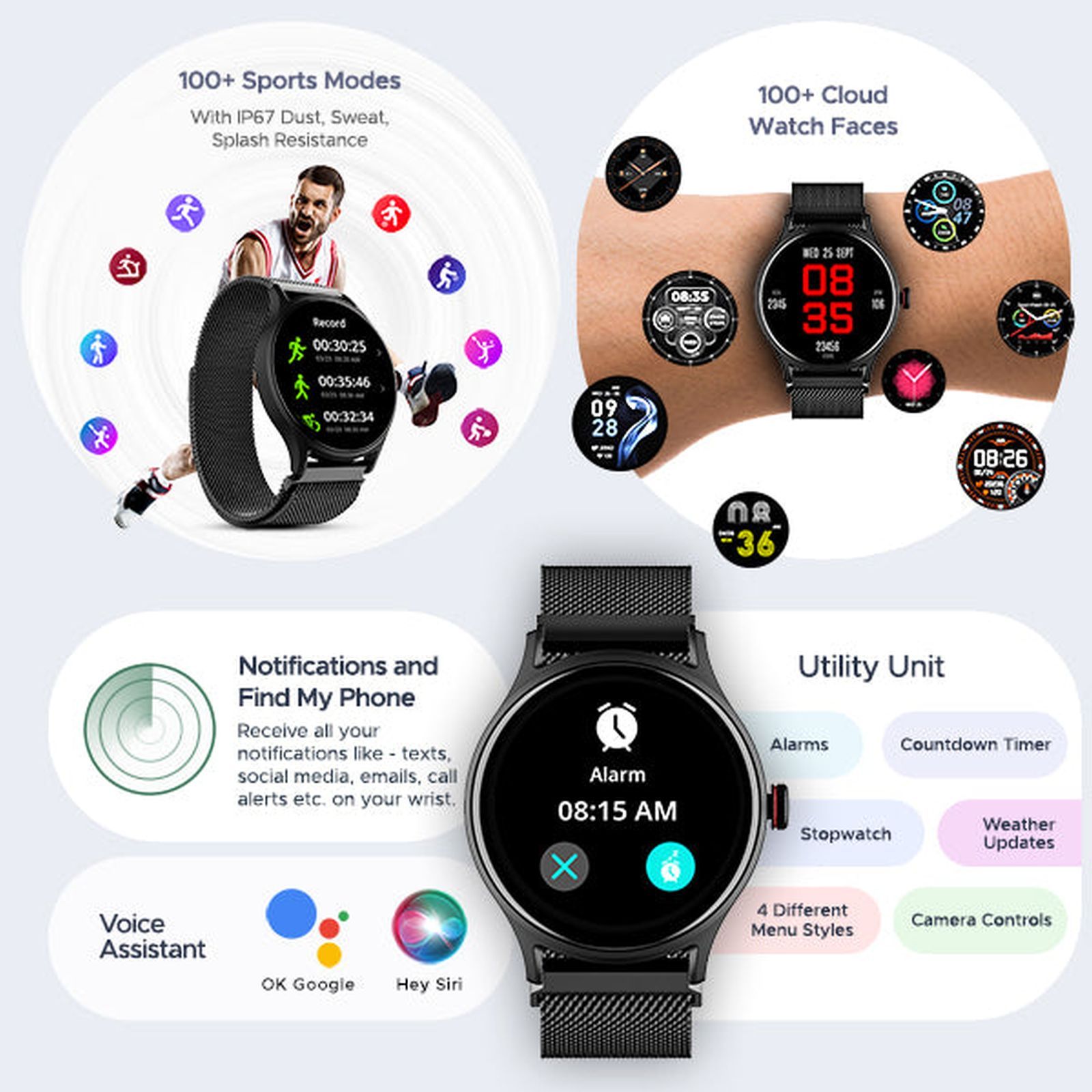 boAt Primia Celestial Smartwatch with Bluetooth Calling (38.6mm HD Display, IP67 Sweat Resistant, Metal Grey Strap)_6