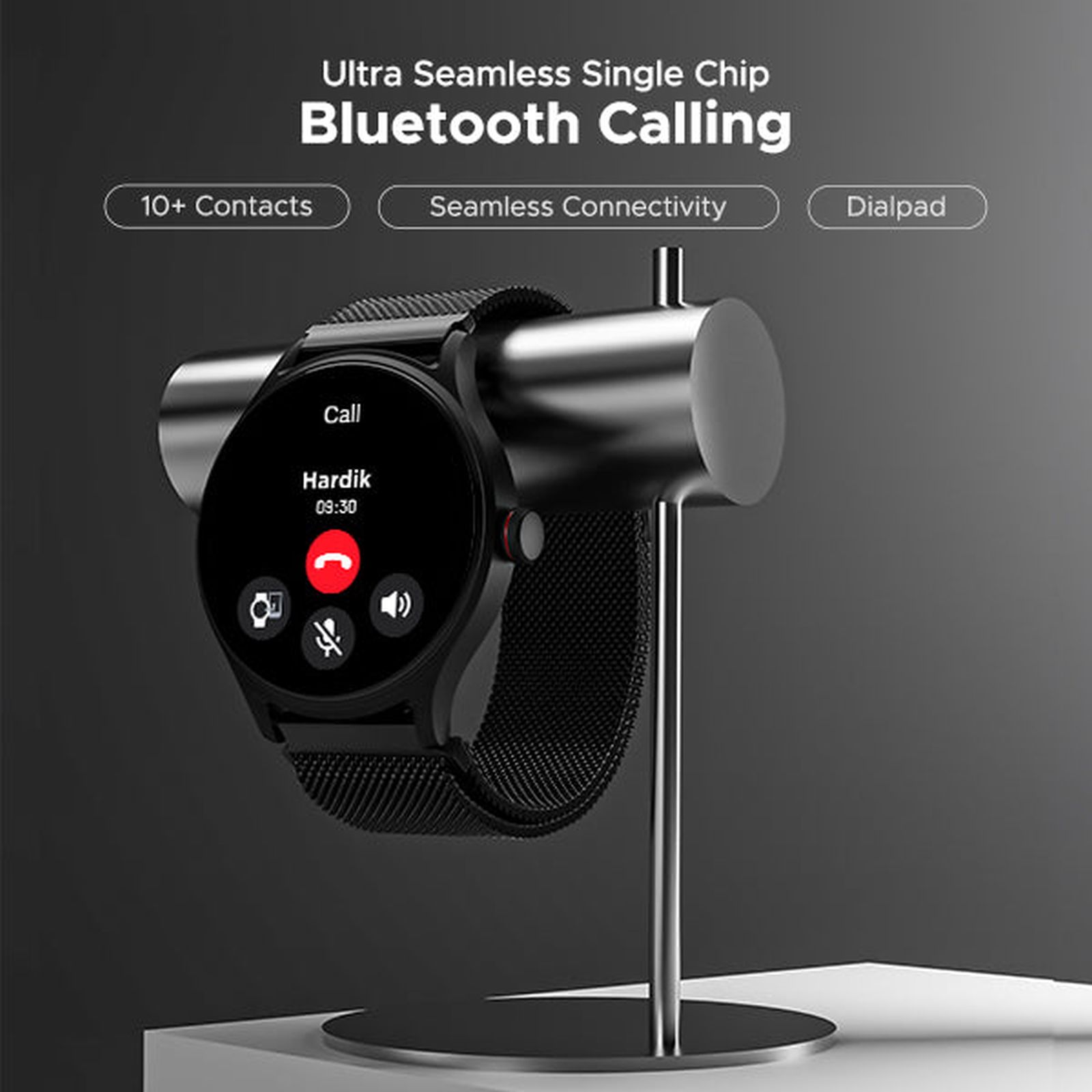 boAt Primia Celestial Smartwatch with Bluetooth Calling (38.6mm HD Display, IP67 Sweat Resistant, Metal Grey Strap)_4