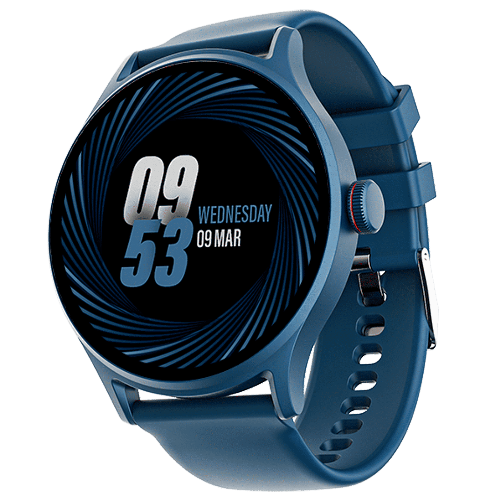 boAt Primia Celestial Smartwatch with Bluetooth Calling (38.6mm HD Display, IP67 Sweat Resistant, Cyan Blue Strap)_1