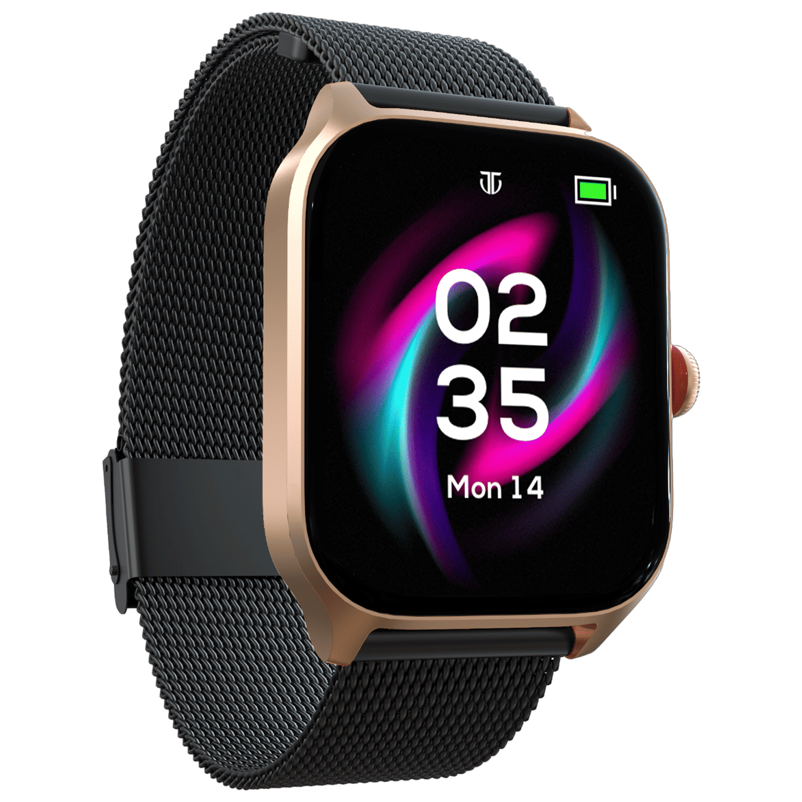 TITAN Zeal Smartwatch with Bluetooth Calling (46.99mm AMOLED Display, IP68 Water Resistant, Black Strap)_3