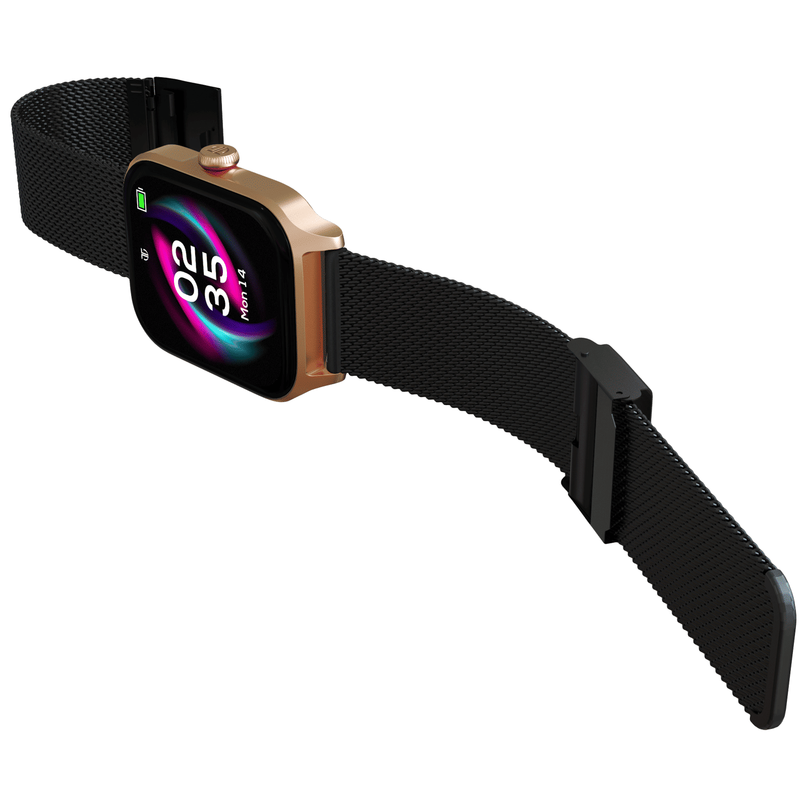 TITAN Zeal Smartwatch with Bluetooth Calling (46.99mm AMOLED Display, IP68 Water Resistant, Black Strap)_4