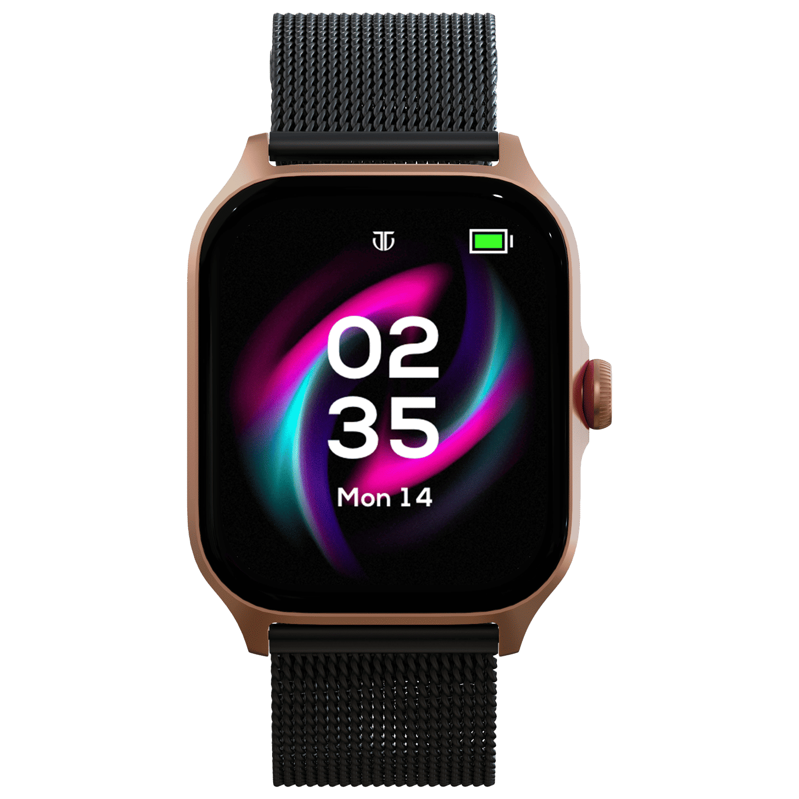 TITAN Zeal Smartwatch with Bluetooth Calling (46.99mm AMOLED Display, IP68 Water Resistant, Black Strap)_1