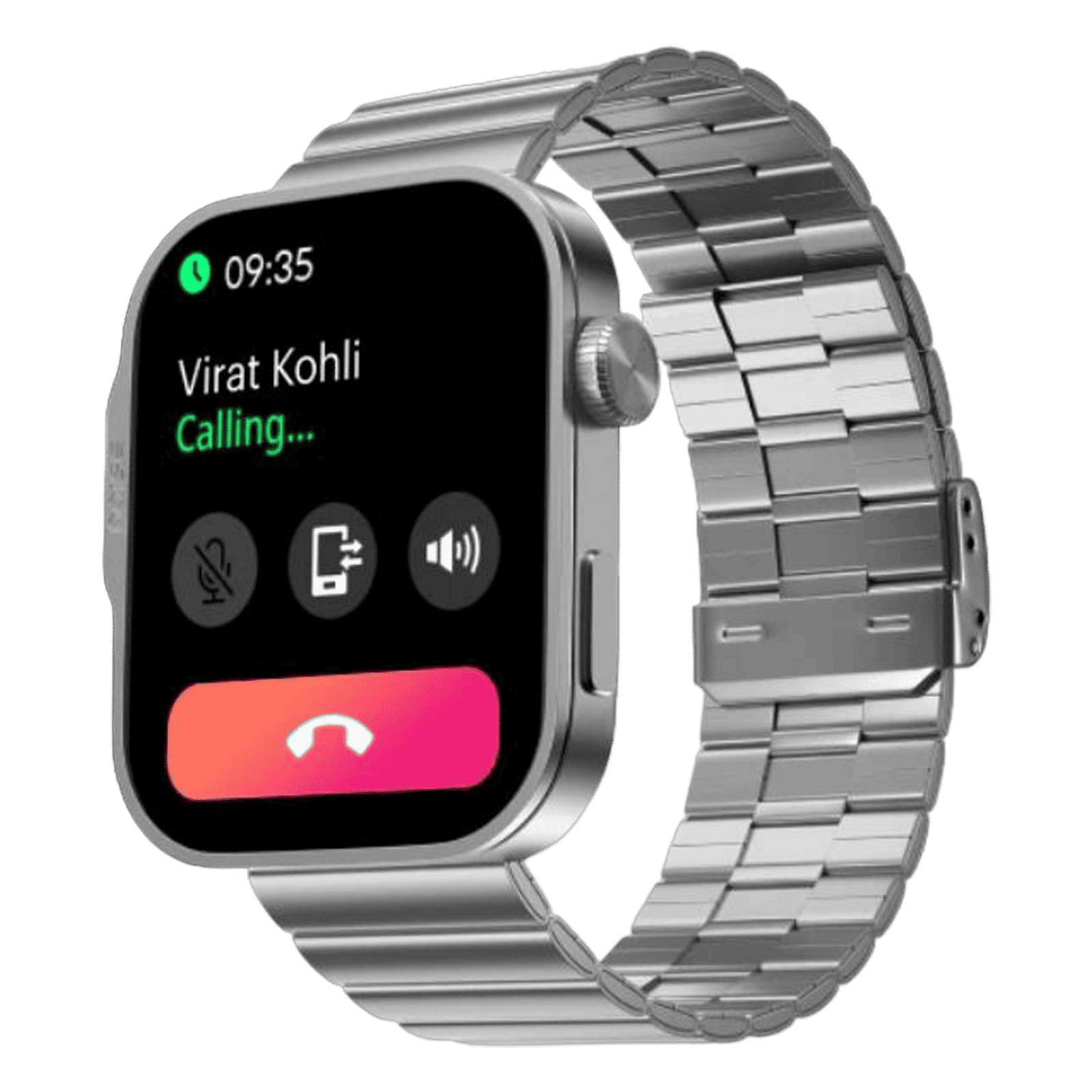 noise ColorFit Caliber 3 Plus Smartwatch with Bluetooth Calling (49.7mm AMOLED Display, IP67 Water Resistant, Elite Silver Strap)_4