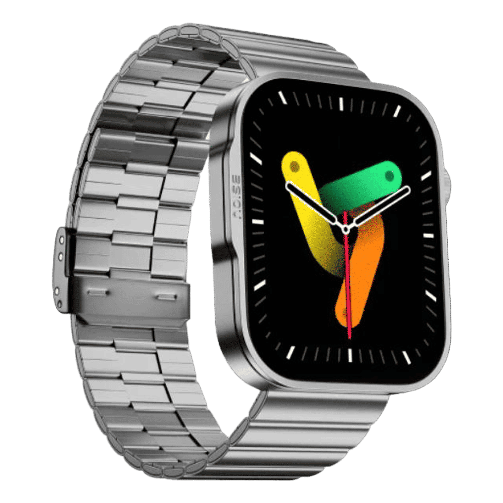 noise ColorFit Caliber 3 Plus Smartwatch with Bluetooth Calling (49.7mm AMOLED Display, IP67 Water Resistant, Elite Silver Strap)_6