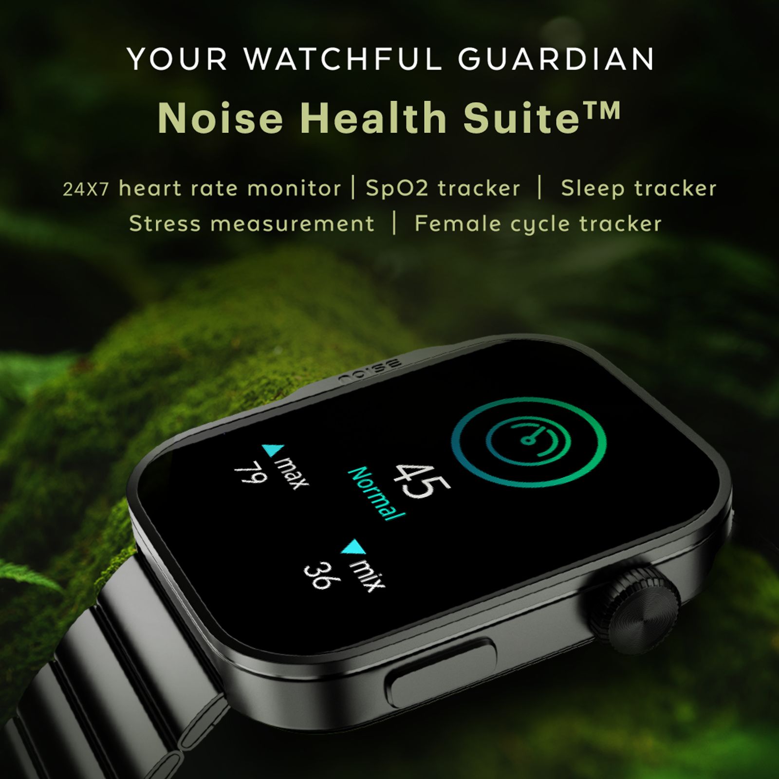 noise ColorFit Caliber 3 Plus Smartwatch with Bluetooth Calling (49.7mm AMOLED Display, IP67 Water Resistant, Elite Black Strap) noise ColorFit Caliber 3 Plus Smartwatch with Bluetooth Calling (49.7mm AMOLED Display, IP67 Water Resistant, Elite Black Strap)_15