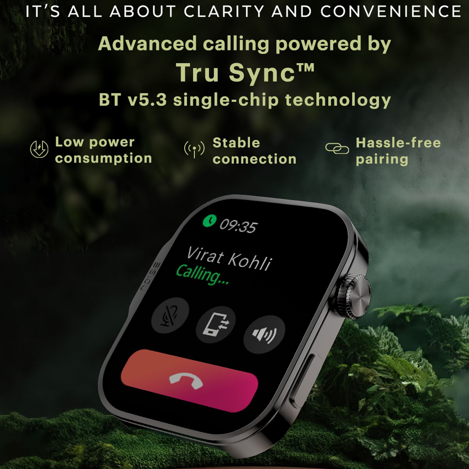 noise ColorFit Caliber 3 Plus Smartwatch with Bluetooth Calling (49.7mm AMOLED Display, IP67 Water Resistant, Jet Black Strap)_8