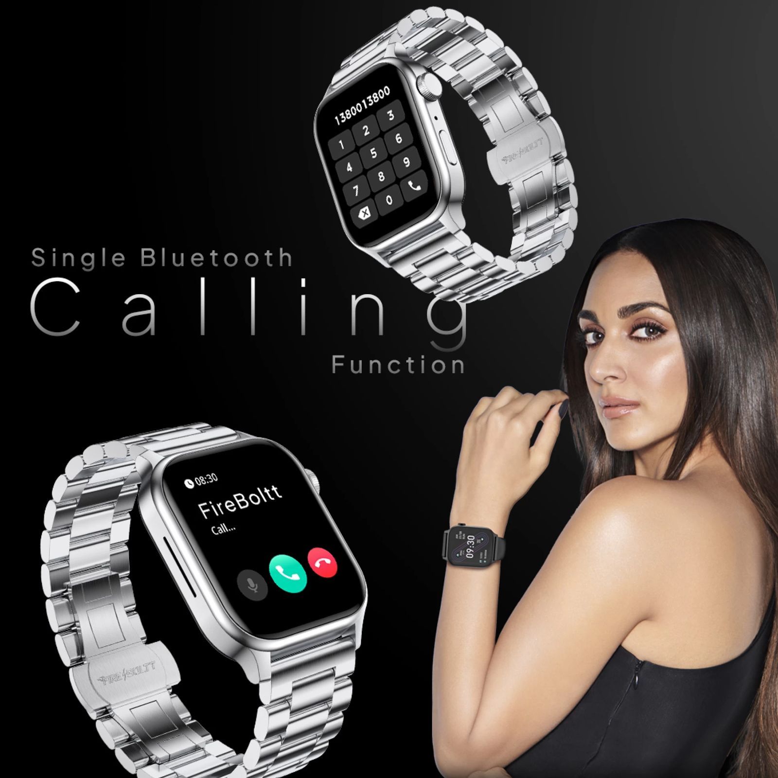 FIRE-BOLTT Rise Luxe Smartwatch with Bluetooth Calling (47mm HD Display, IP67 Water Resistant, Silver Strap) FIRE-BOLTT Rise Luxe Smartwatch with Bluetooth Calling (47mm HD Display, IP67 Water Resistant, Silver Strap)_8