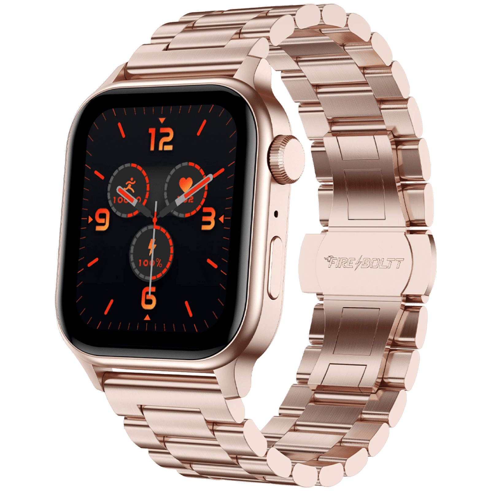 FIRE-BOLTT Rise Luxe Smartwatch with Bluetooth Calling (47mm LCD Display, IP67 Water Resistant, Rose Gold Strap) FIRE-BOLTT Rise Luxe Smartwatch with Bluetooth Calling (47mm LCD Display, IP67 Water Resistant, Rose Gold Strap)_1