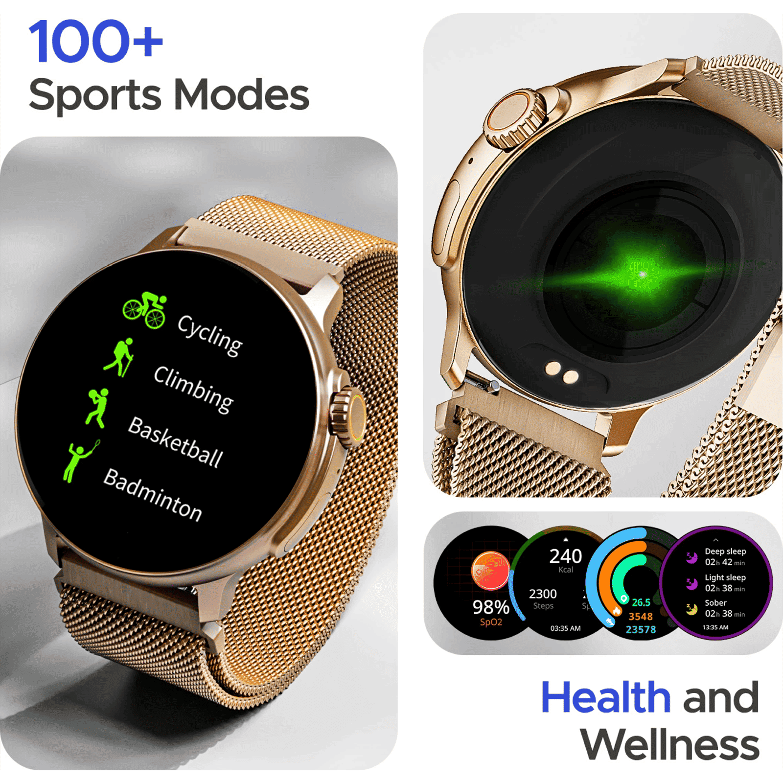 boAt Lunar Tigon Smartwatch with Bluetooth Calling (36.8mm AMOLED Display, IP67 Sweat Resistant, Metal Gold Strap) boAt Lunar Tigon Smartwatch with Bluetooth Calling (36.8mm AMOLED Display, IP67 Sweat Resistant, Metal Gold Strap)_4
