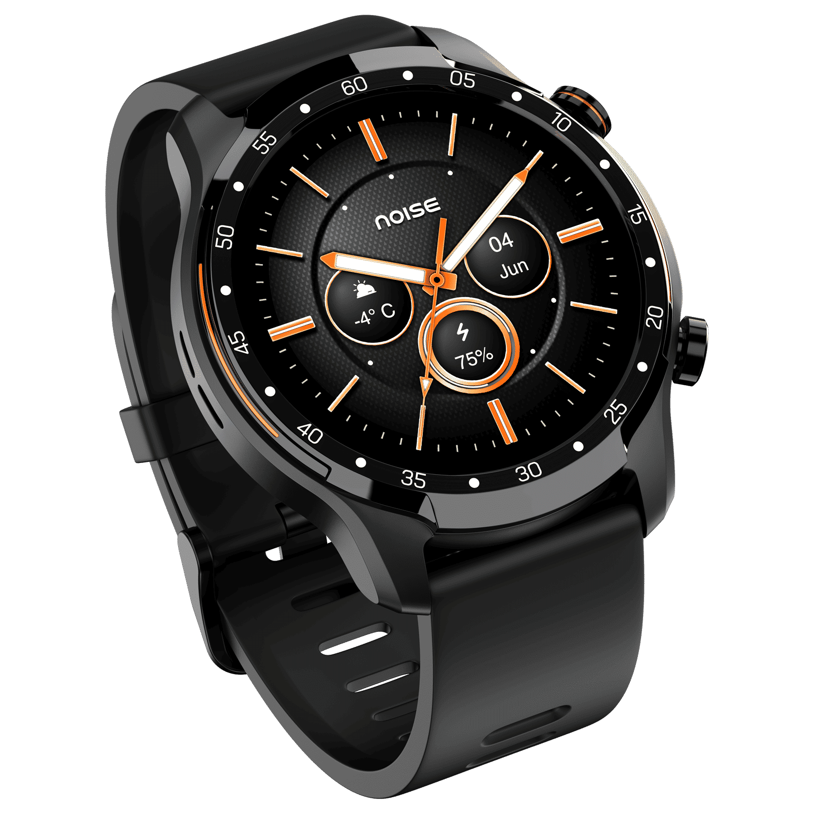 noise NoiseFit Voyage Smartwatch with Bluetooth Calling (35.5mm Retina AMOLED Display, IP68 Water Resistant, Jet Black Strap)_7