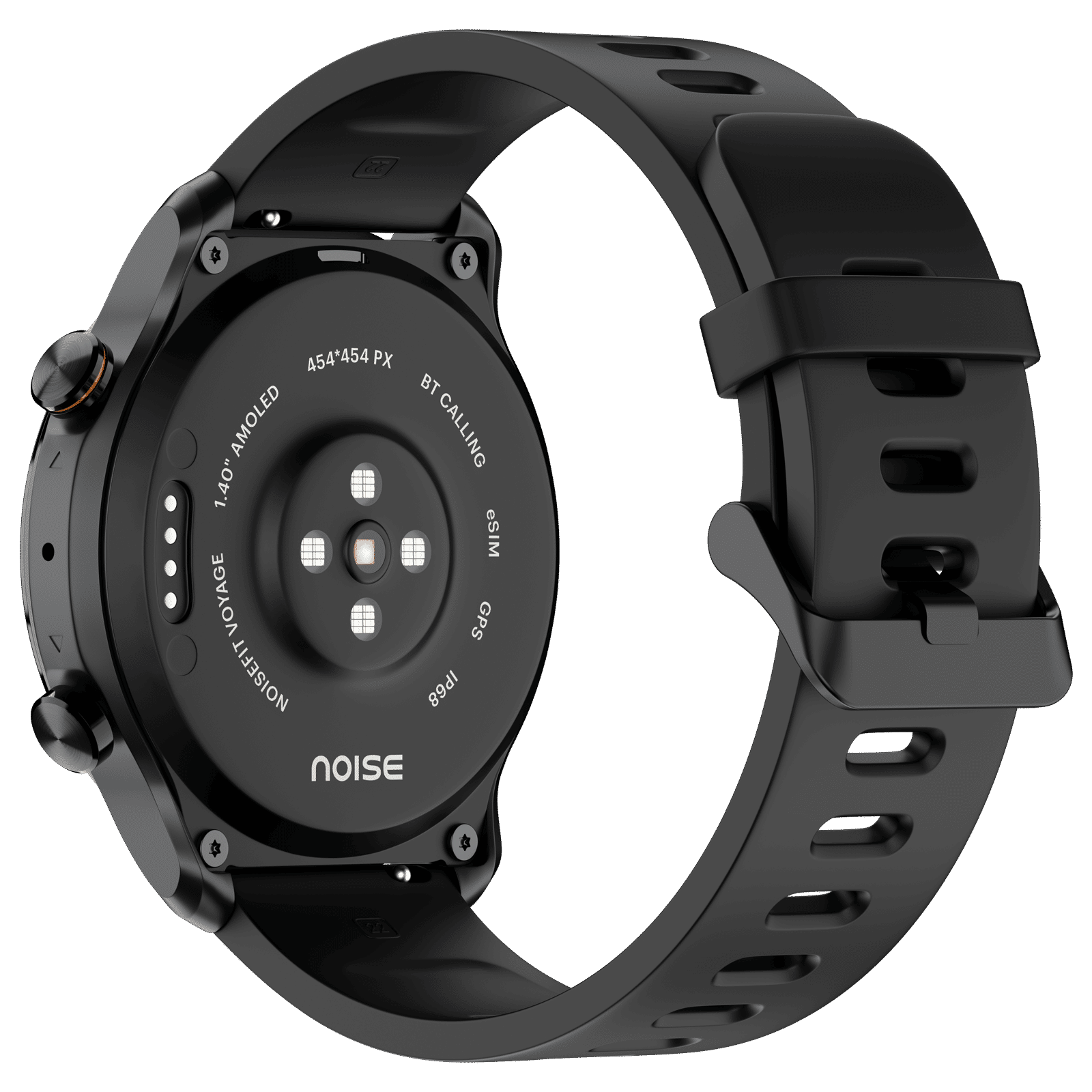 noise NoiseFit Voyage Smartwatch with Bluetooth Calling (35.5mm Retina AMOLED Display, IP68 Water Resistant, Jet Black Strap)_8