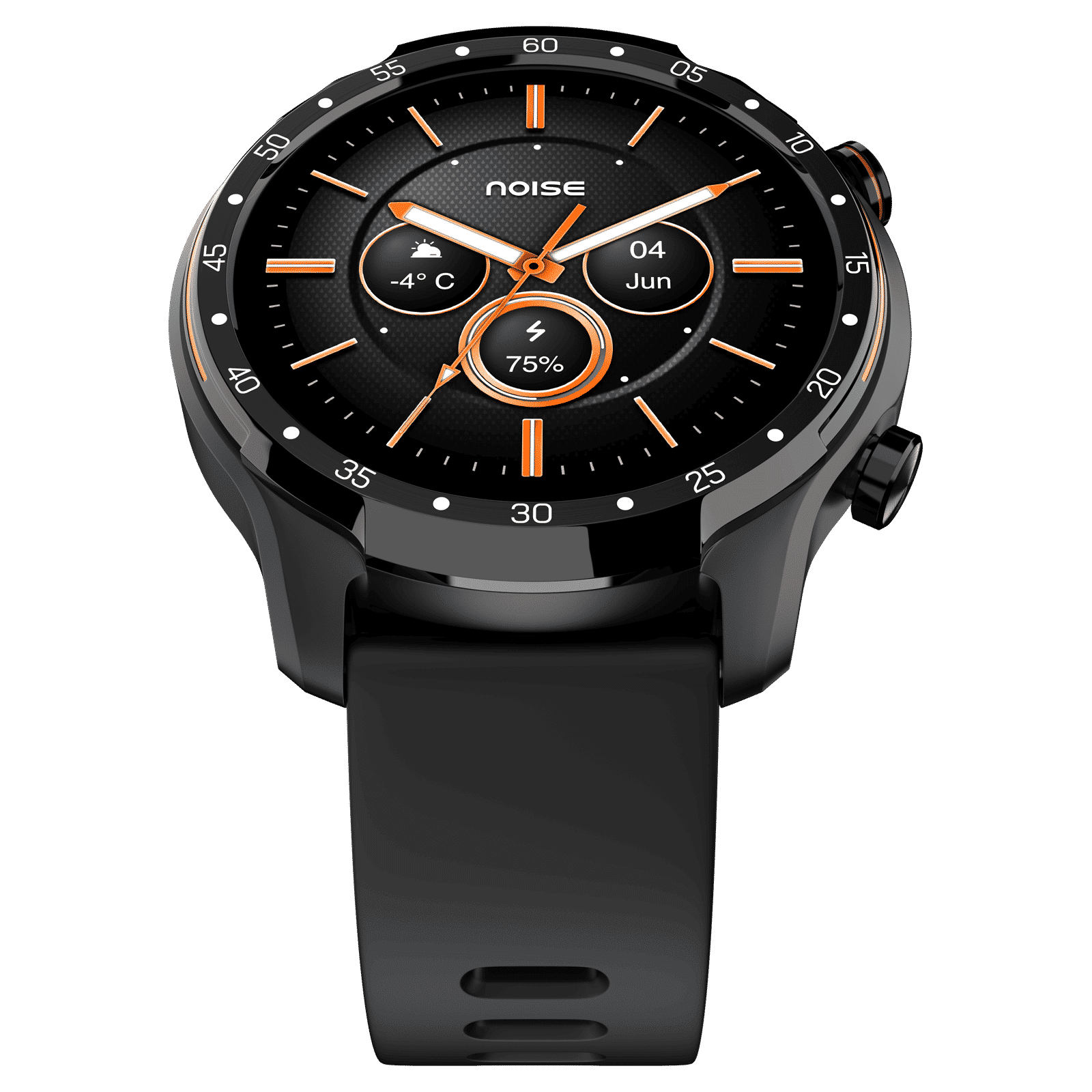 noise NoiseFit Voyage Smartwatch with Bluetooth Calling (35.5mm Retina AMOLED Display, IP68 Water Resistant, Jet Black Strap)_9