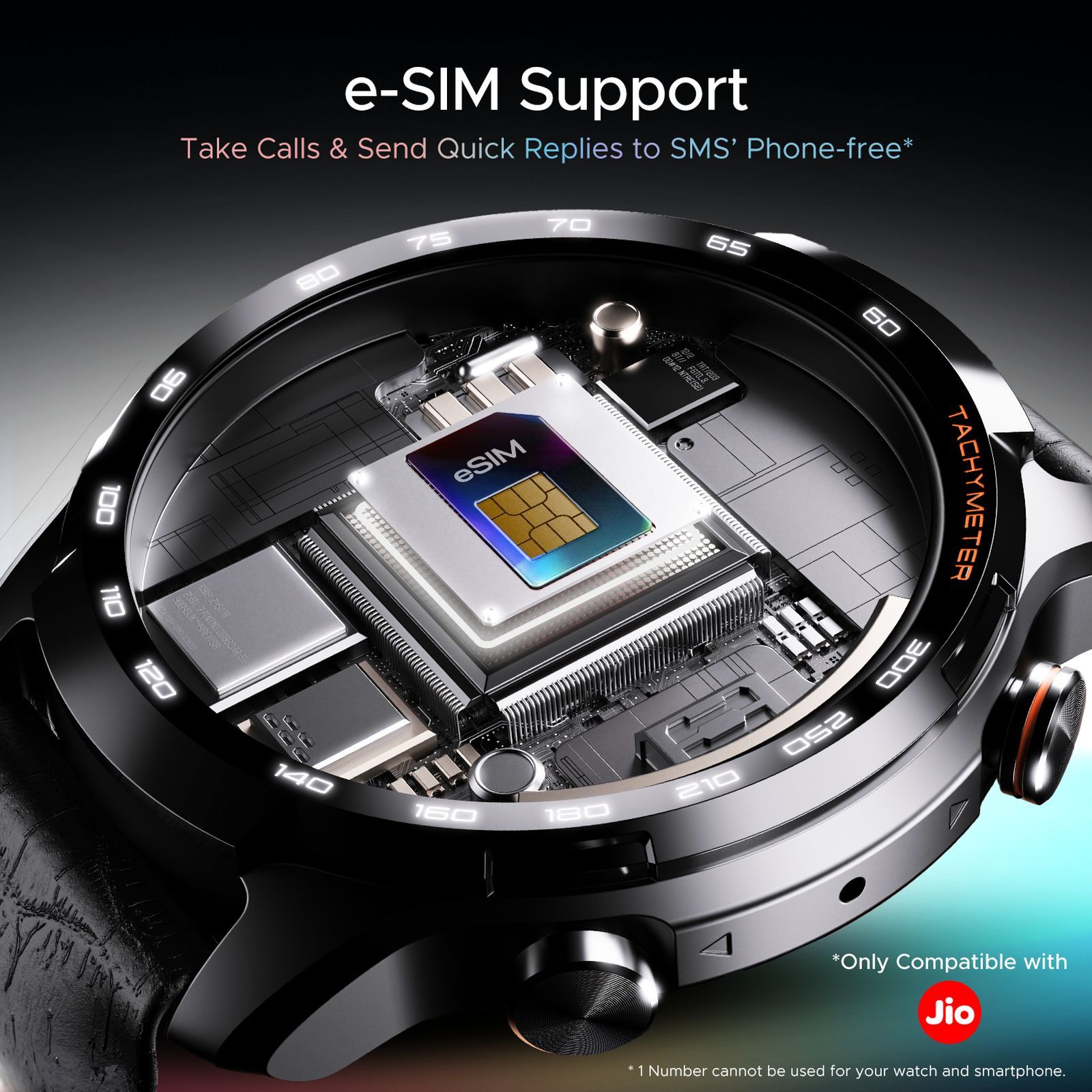 boAt Lunar Pro LTE Bluetooth+4G SIM Android OS Wristphone (35mm AMOLED Display, In-built GPS, Black Strap)_3