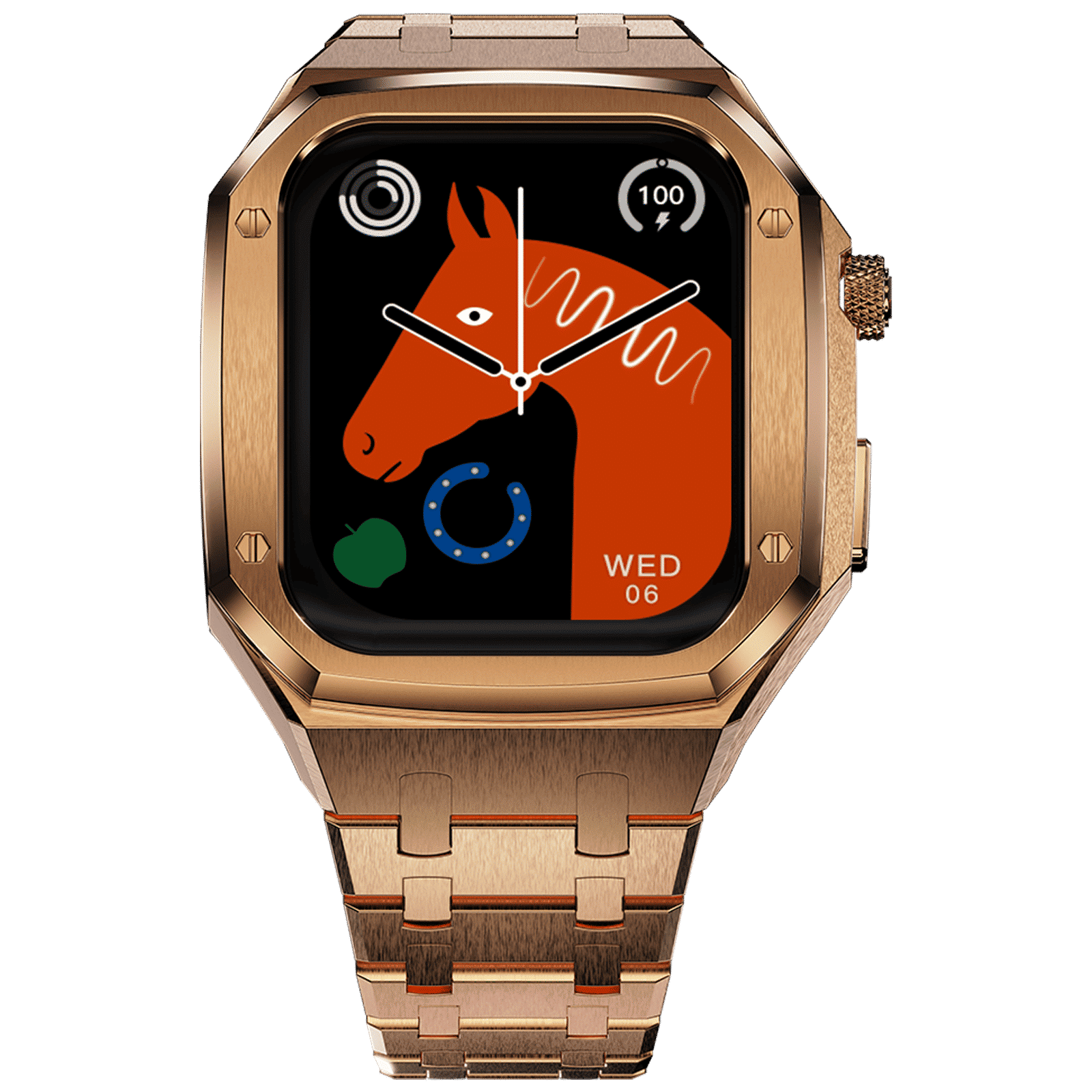 FIRE-BOLTT Elemento Smartwatch with Bluetooth Calling (49.5mm Always On Display, IP68 Water Resistant, Gold Strap) FIRE-BOLTT Elemento Smartwatch with Bluetooth Calling (49.5mm Always On Display, IP68 Water Resistant, Gold Strap)_1