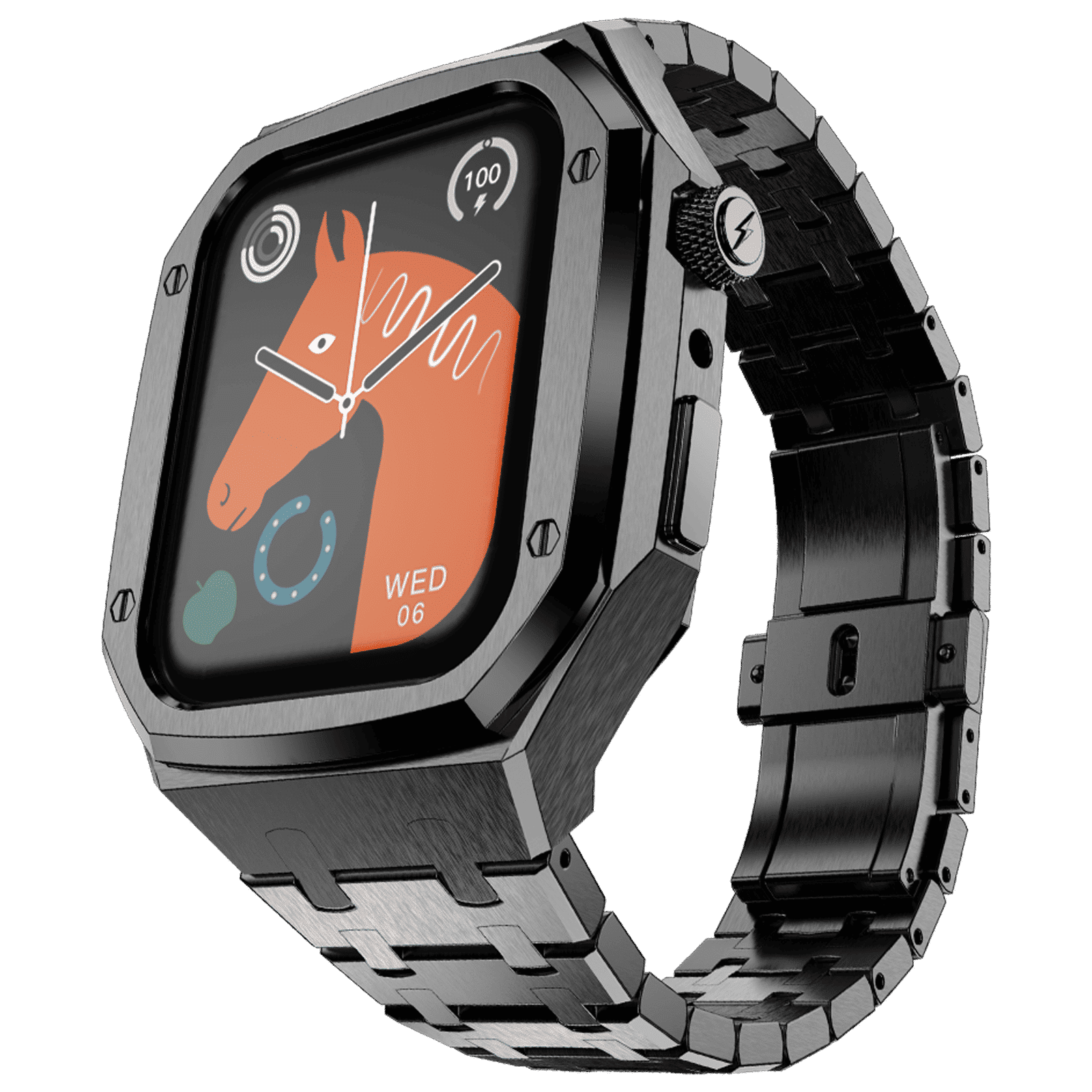 FIRE-BOLTT Elemento Smartwatch with Bluetooth Calling (49.5mm Always On Display, IP68 Water Resistant, Black Strap) FIRE-BOLTT Elemento Smartwatch with Bluetooth Calling (49.5mm Always On Display, IP68 Water Resistant, Black Strap)_3