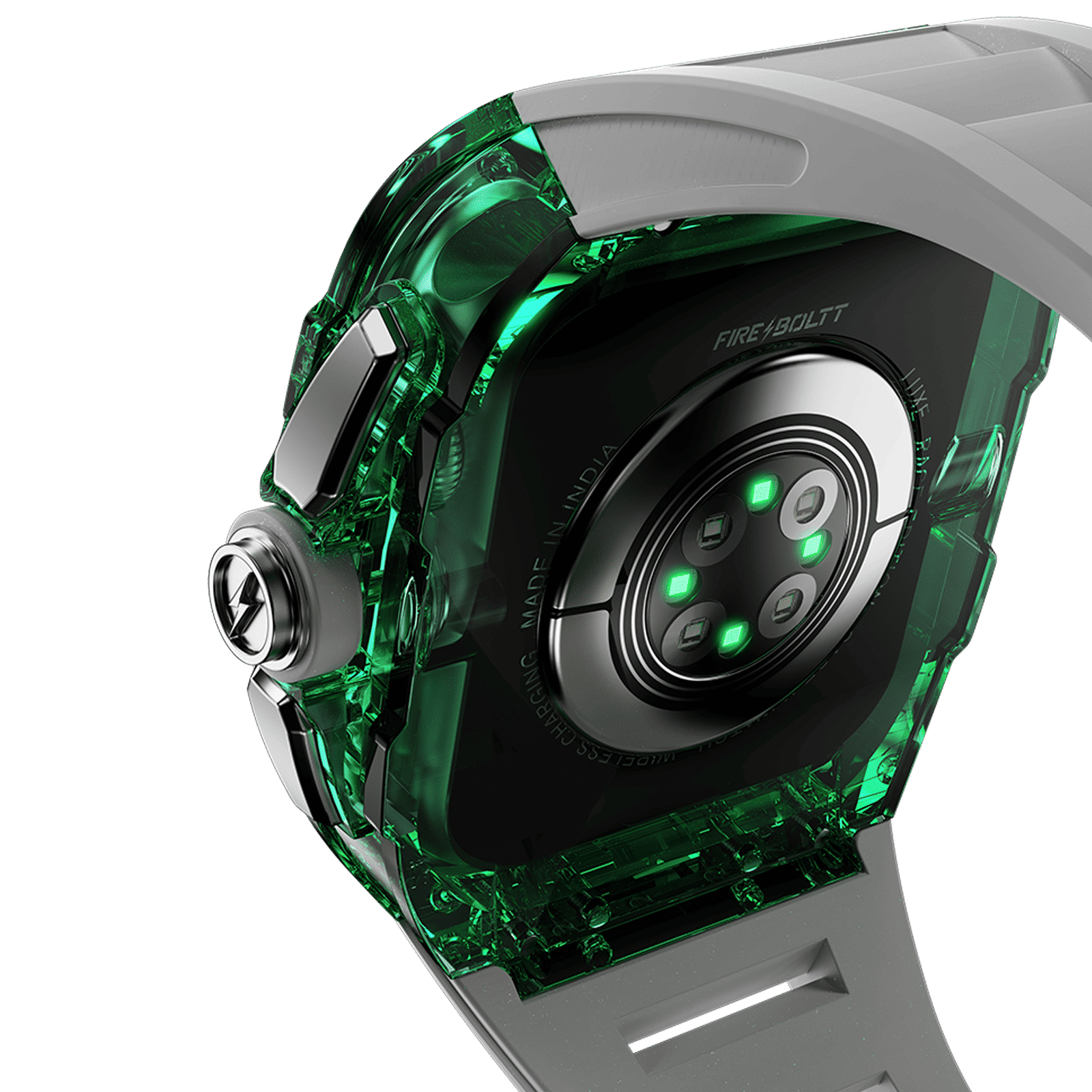 FIRE-BOLTT Diablo Smartwatch with Bluetooth Calling (49.5mm Always On Display, IP68 Water Resistant, White Strap)_5