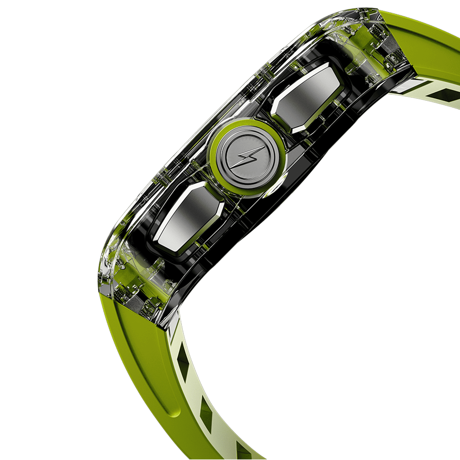 FIRE-BOLTT Diablo Smartwatch with Bluetooth Calling (49.5mm Always On Display, IP68 Water Resistant, Green Strap)_5