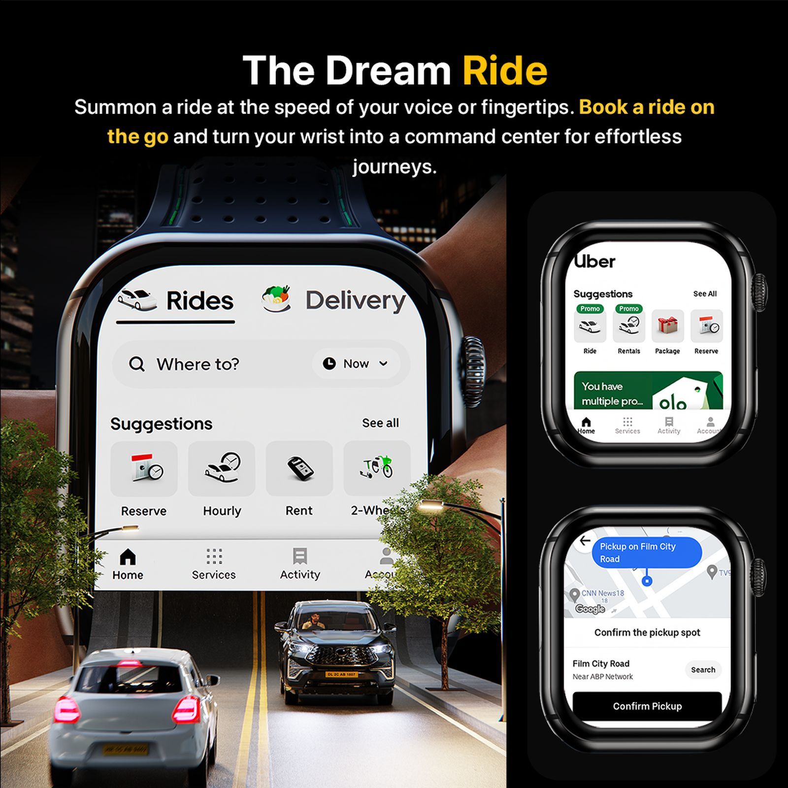 FIRE-BOLTT Dream GPS+Wi-Fi+4G SIM+Bluetooth Android OS Wristphone (51.3mm HD Display, Cortex A7MP CPU, Google Play Store, Irish Glam Strap) FIRE-BOLTT Dream GPS+Wi-Fi+4G SIM+Bluetooth Android OS Wristphone (51.3mm HD Display, Cortex A7MP CPU, Google Play Store, Irish Glam Strap)_18