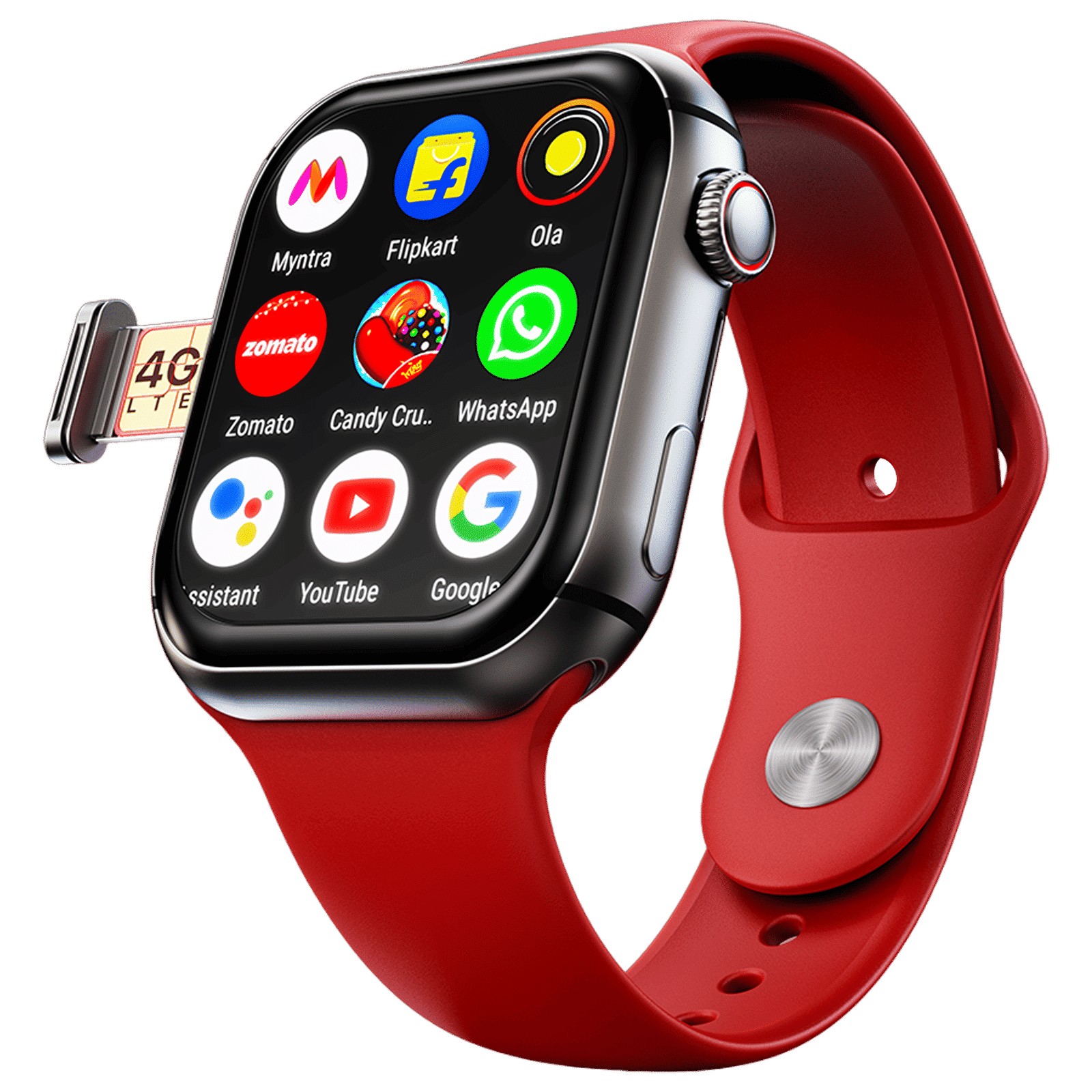 FIRE-BOLTT Dream GPS+Wi-Fi+4G SIM+Bluetooth Android OS Wristphone (51.3mm HD Display, Cortex A7MP CPU, Google Play Store, Cherry Hug Strap) FIRE-BOLTT Dream GPS+Wi-Fi+4G SIM+Bluetooth Android OS Wristphone (51.3mm HD Display, Cortex A7MP CPU, Google Play Store, Cherry Hug Strap)_1
