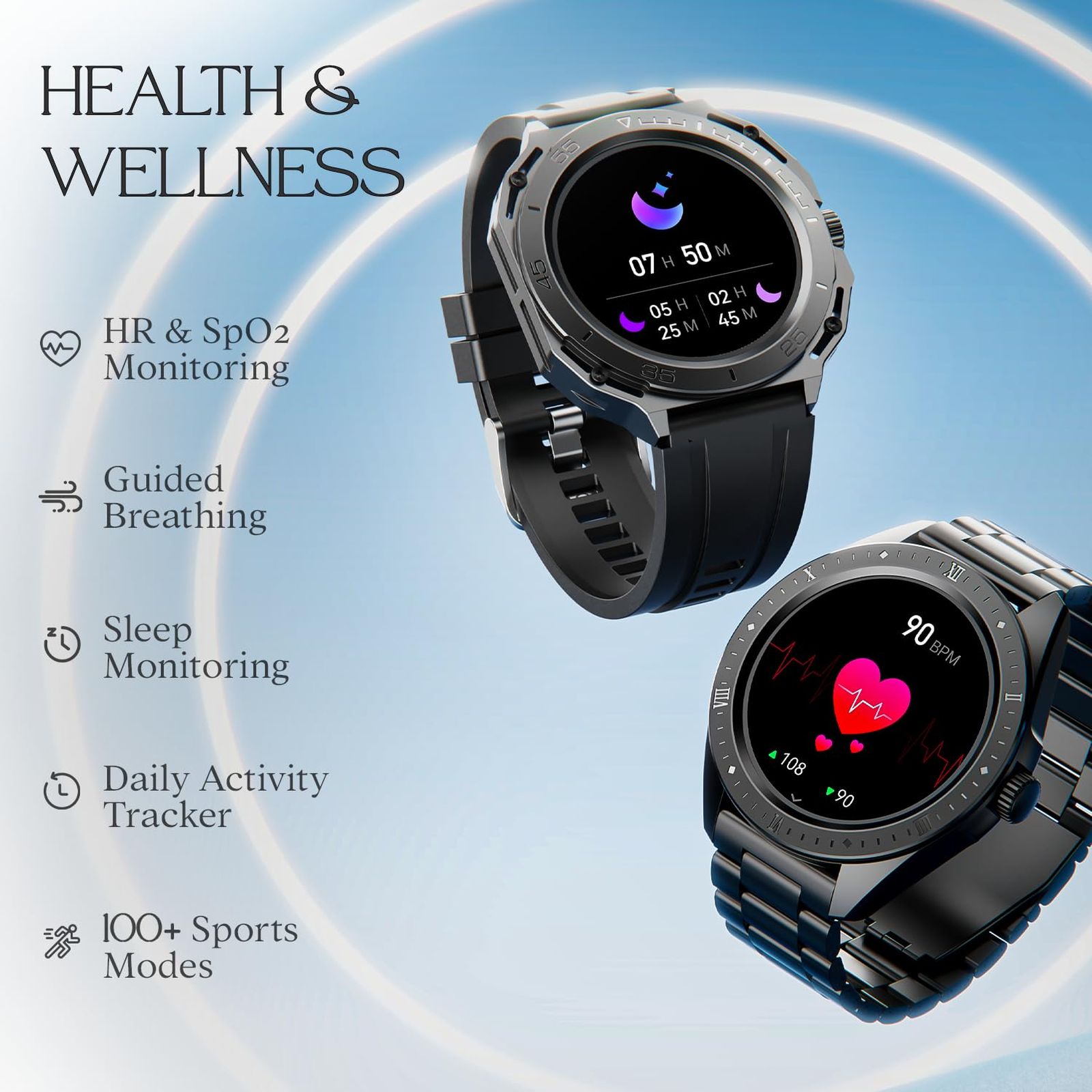 boAt Enigma Switch Smartwatch with Bluetooth Calling (35.3mm HD Display, IP68 Sweat Resistant, Steel Black Strap)_6